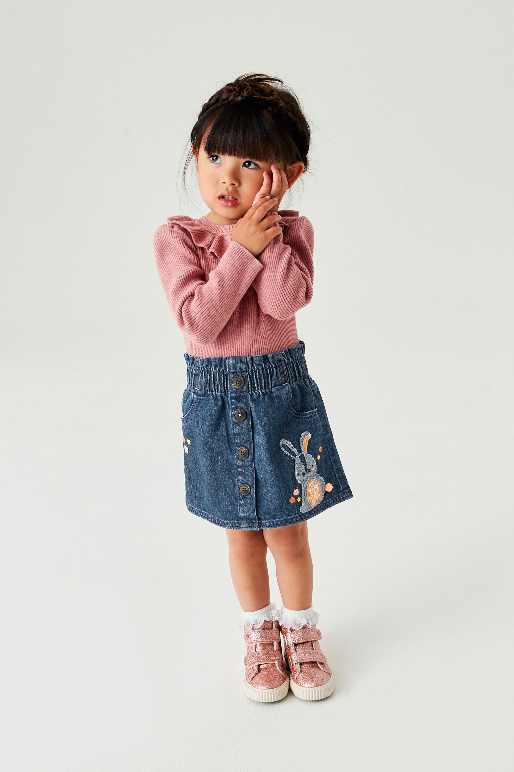 Denim Bunny Skirt (3mths-7yrs)