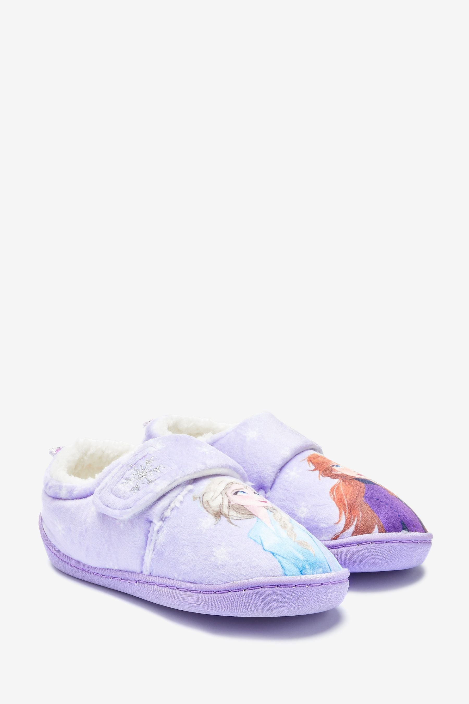 Lilac Purple Frozen 2 Cupsole Slippers