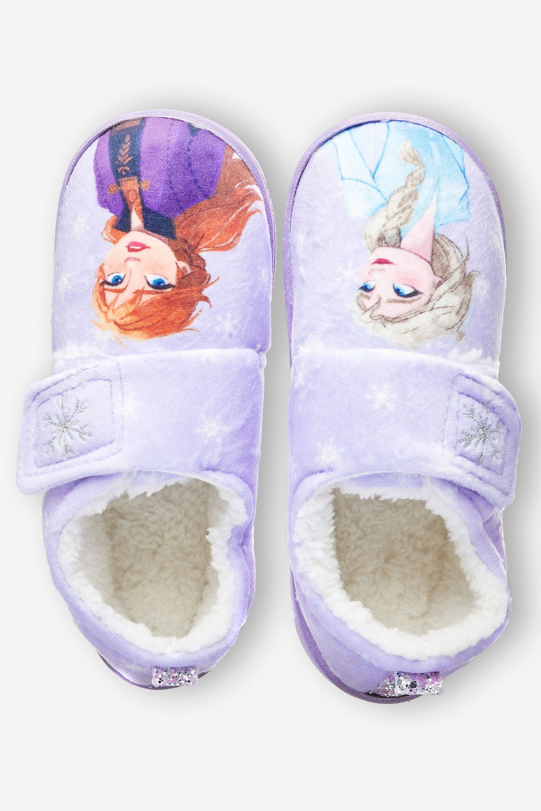 Lilac Purple Frozen 2 Cupsole Slippers