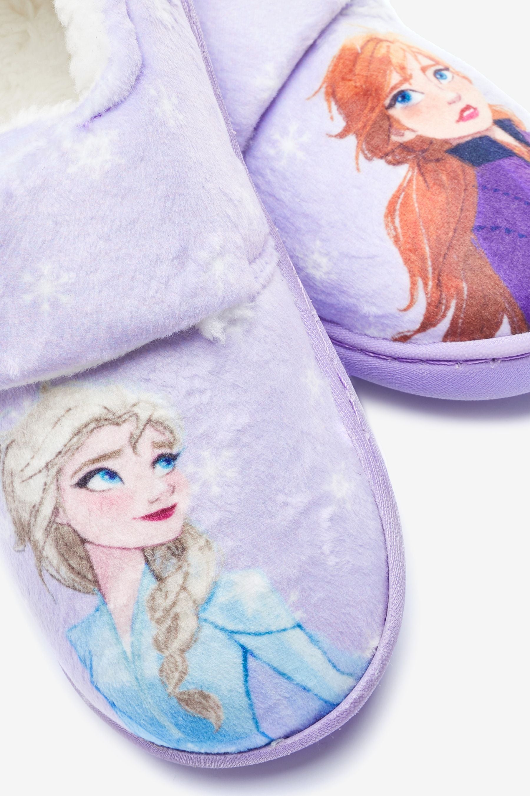 Lilac Purple Frozen 2 Cupsole Slippers