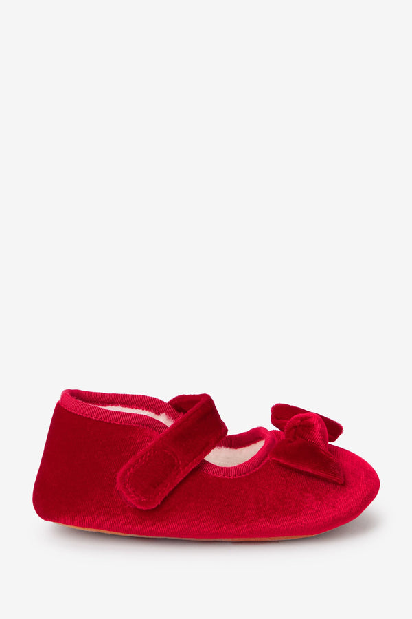 Red Mary Jane Ballet Slippers