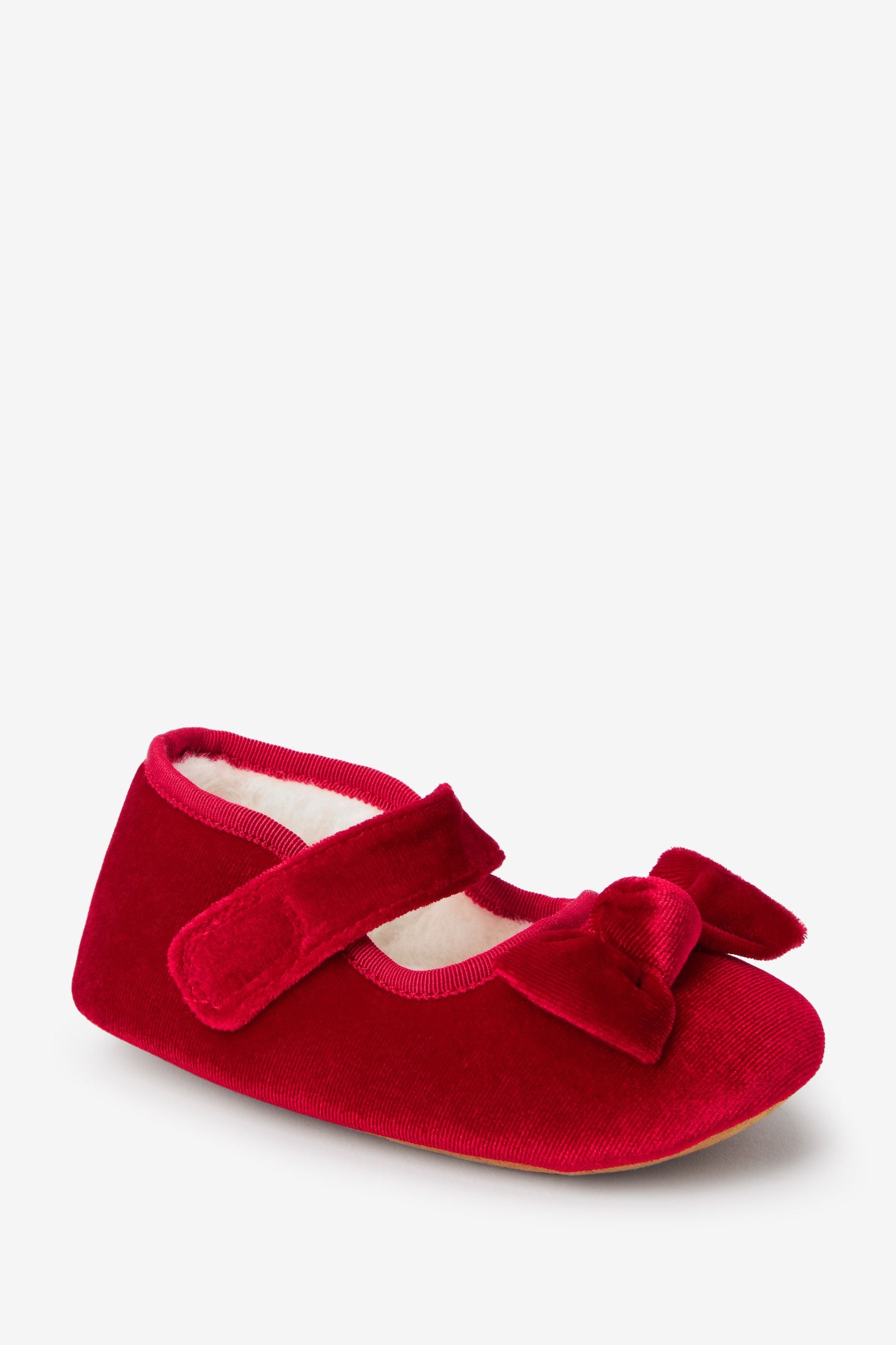 Red Mary Jane Ballet Slippers