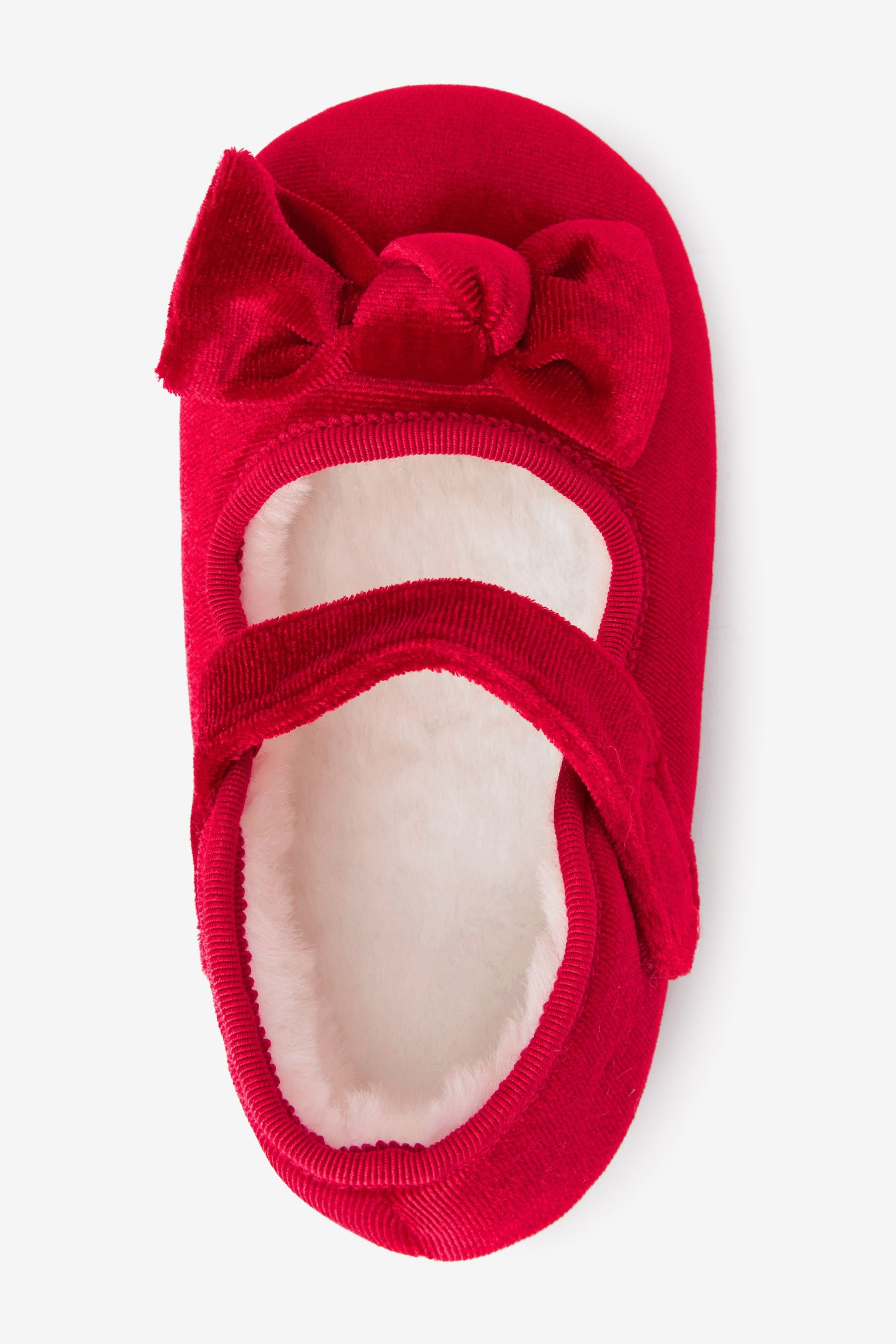 Red Mary Jane Ballet Slippers