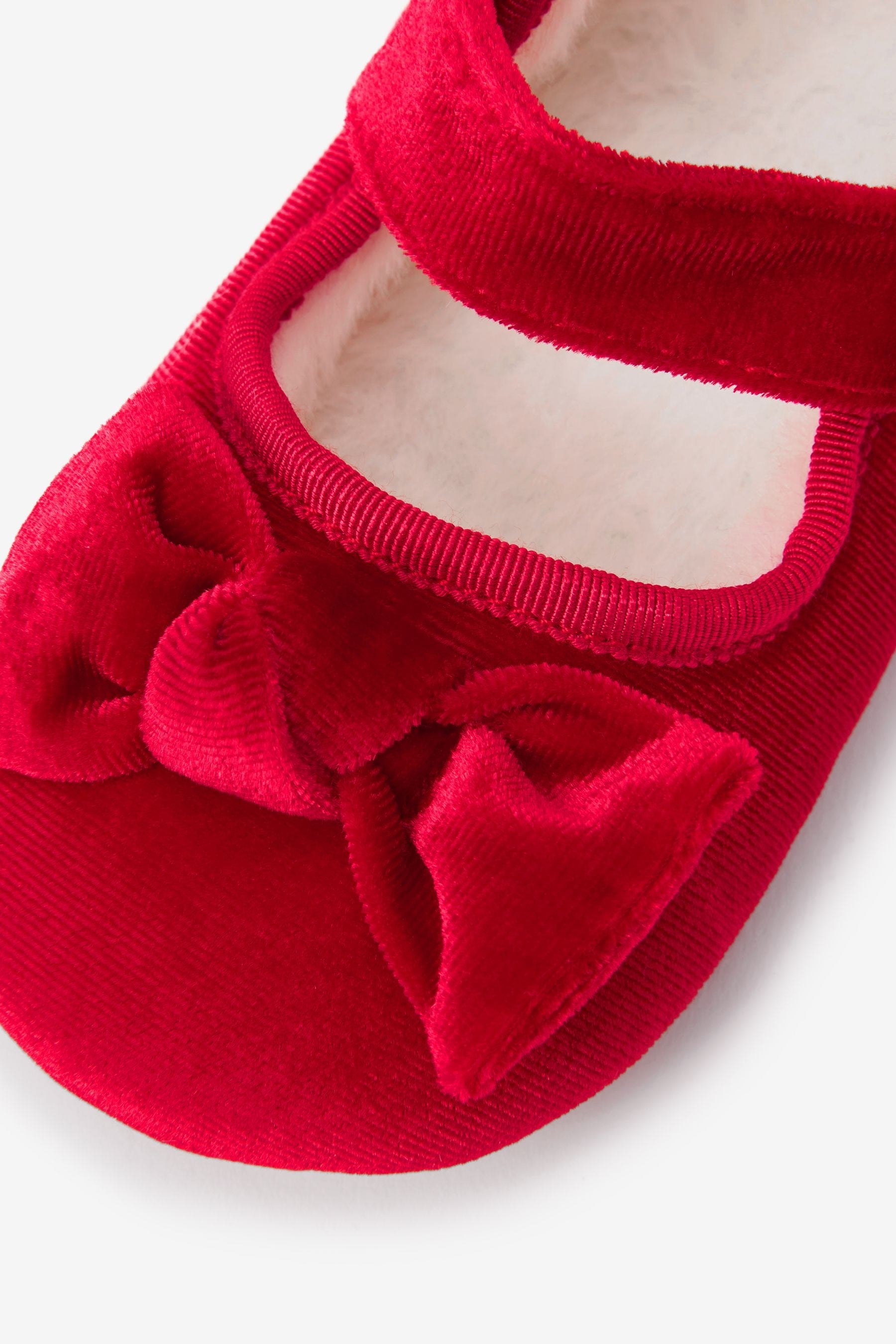 Red Mary Jane Ballet Slippers