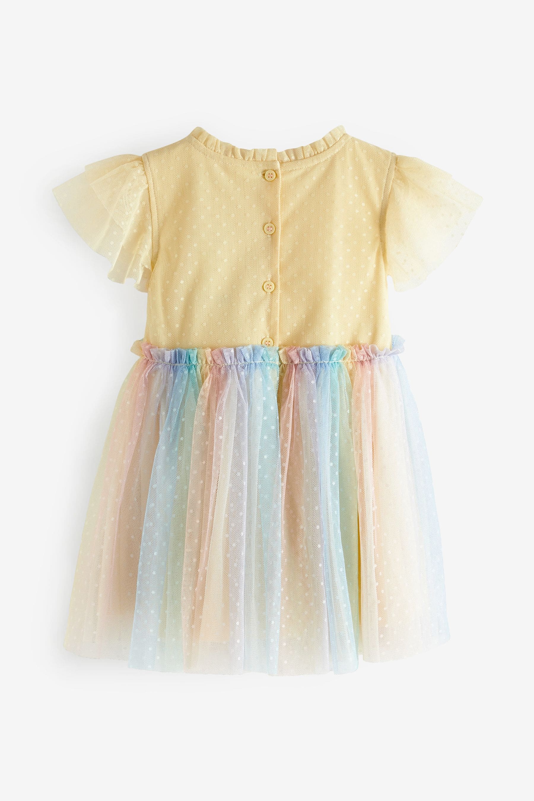 Yellow Unicorn Party Tutu Dress (3mths-7yrs)