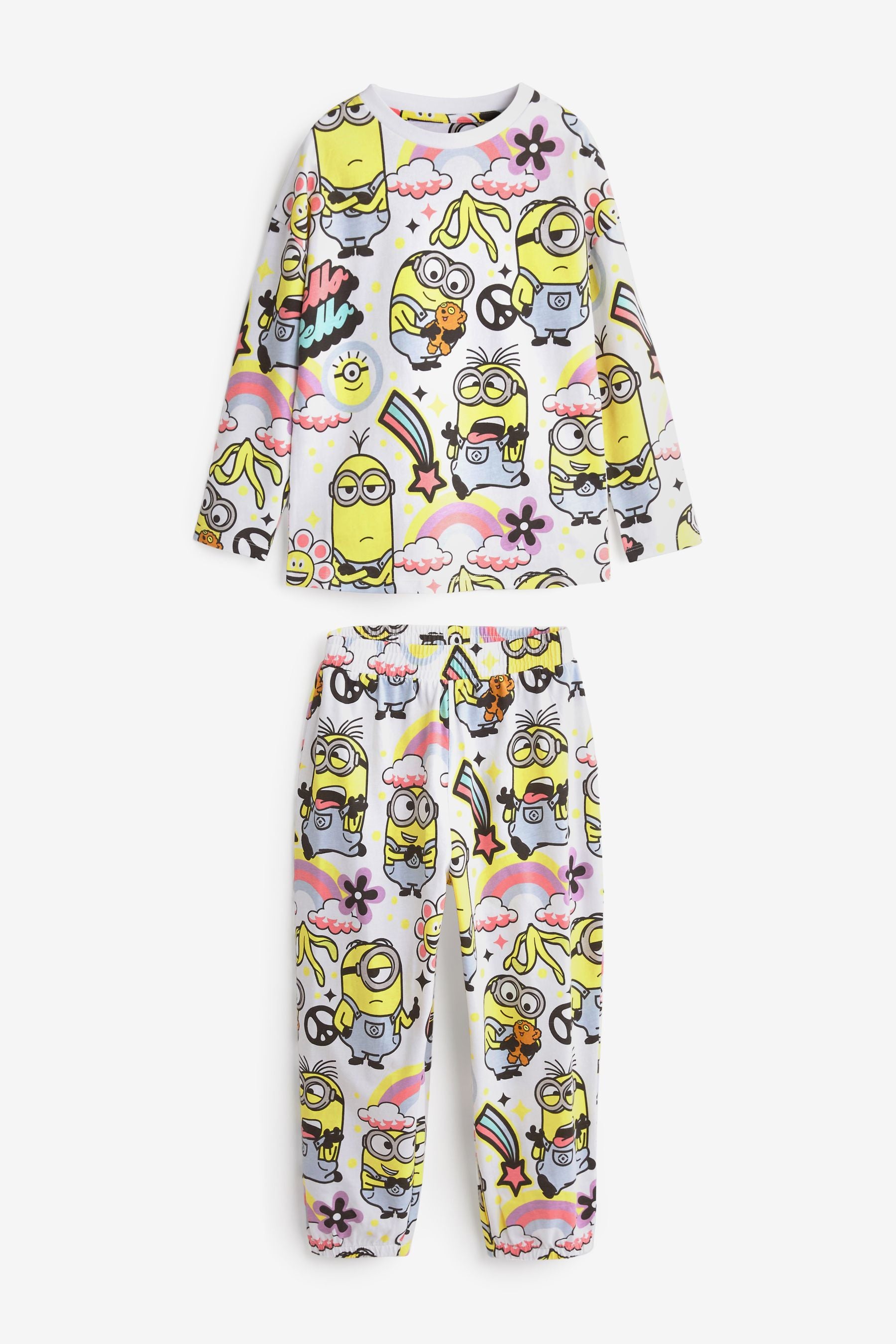 Multi Minions License Jogger Single Pyjamas (3-14yrs)