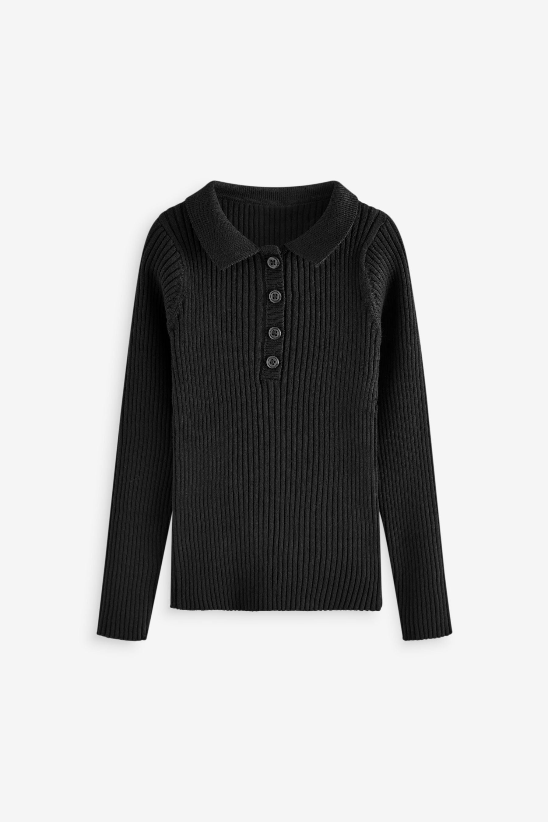 Black Polo Neck Jumper (3-16yrs)