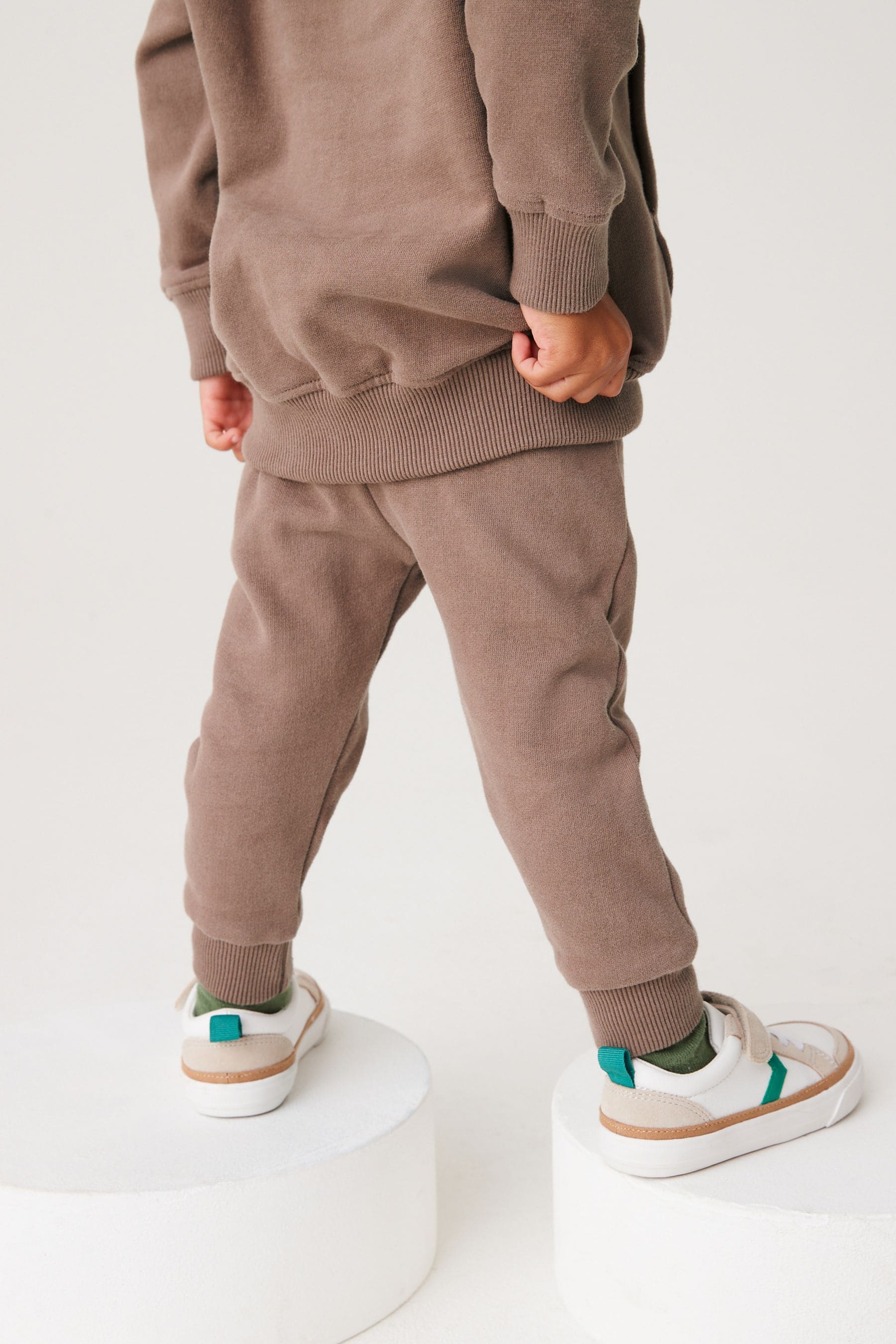 Mink Brown Soft Touch Jersey Joggers (3mths-7yrs)