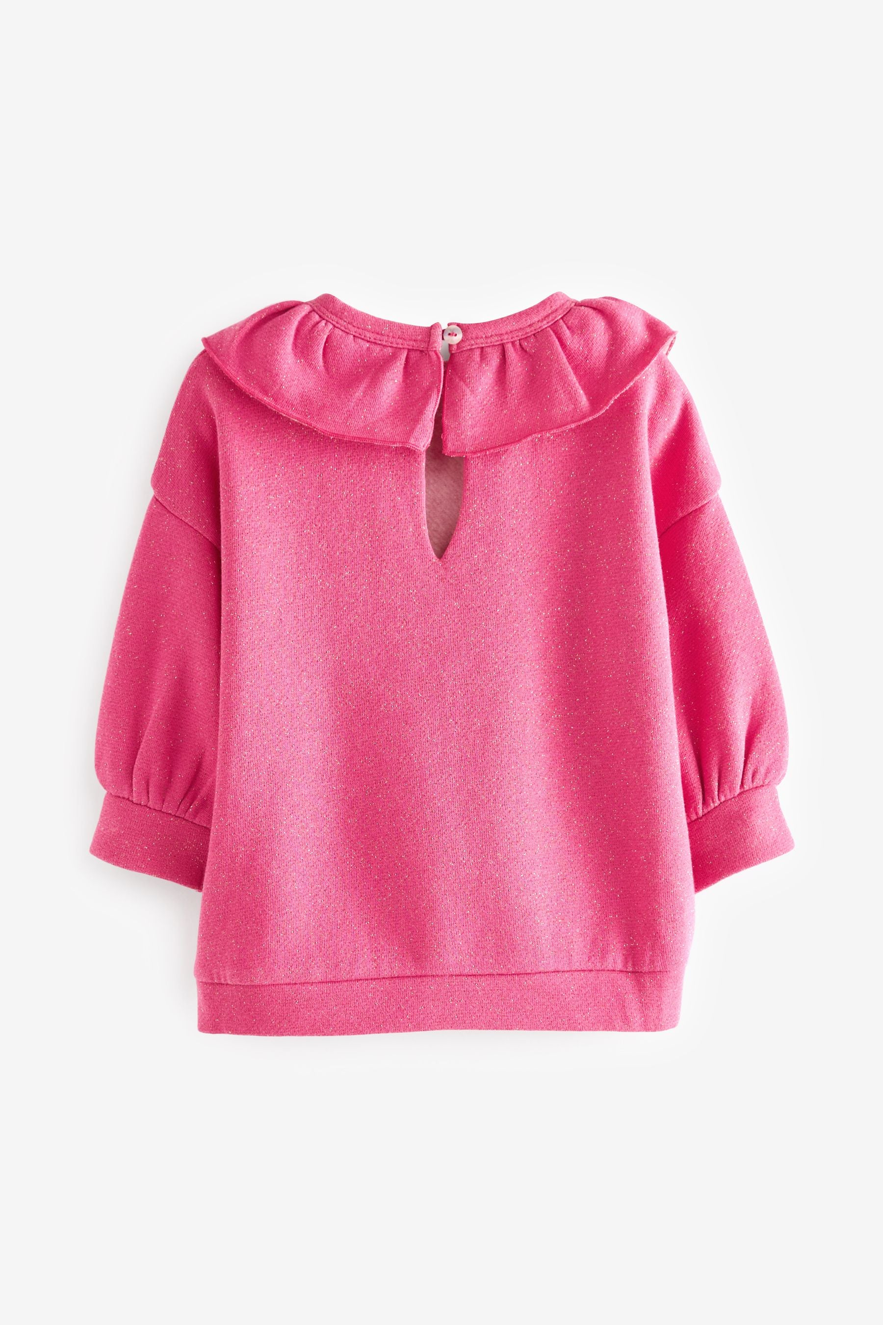 Pink Glitter Collar Sweater (3mths-7yrs)