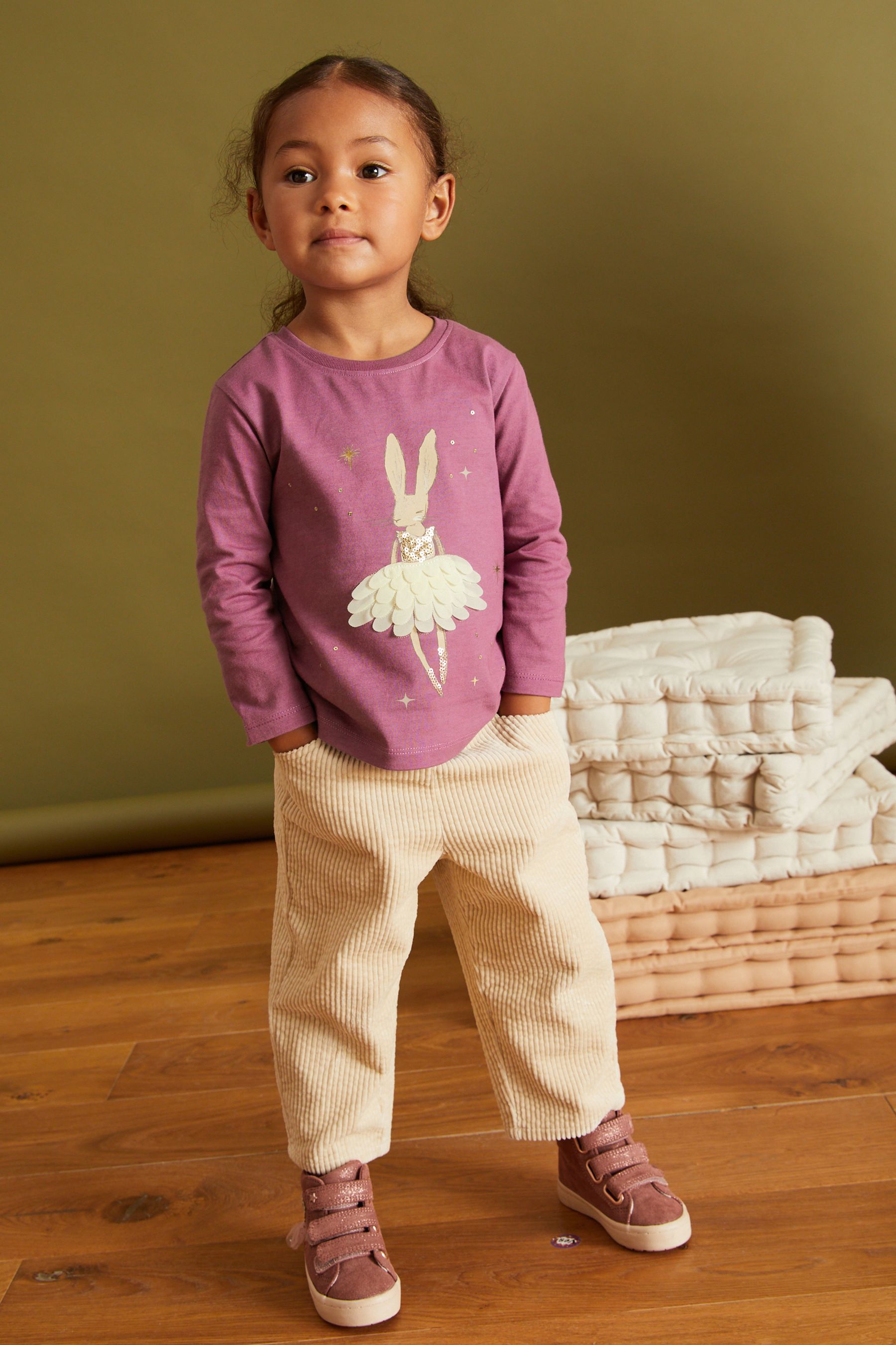 Ballerina Bunny Long Sleeve Character T-Shirt (3mths-7yrs)