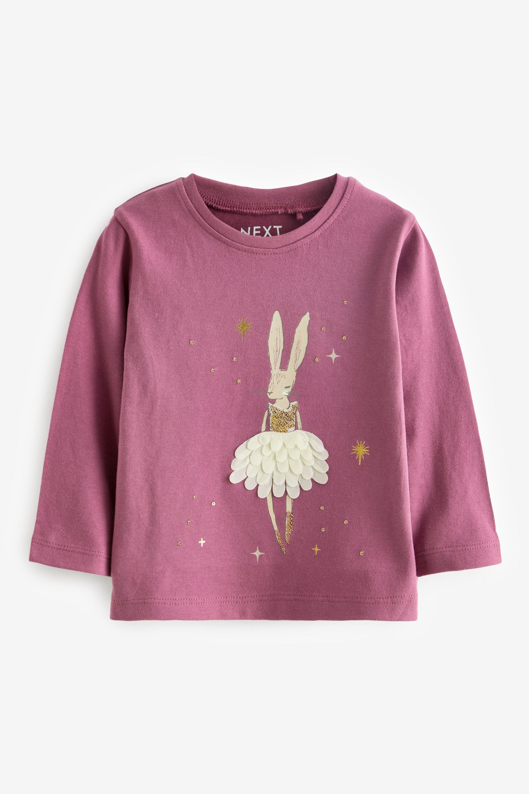 Ballerina Bunny Long Sleeve Character T-Shirt (3mths-7yrs)