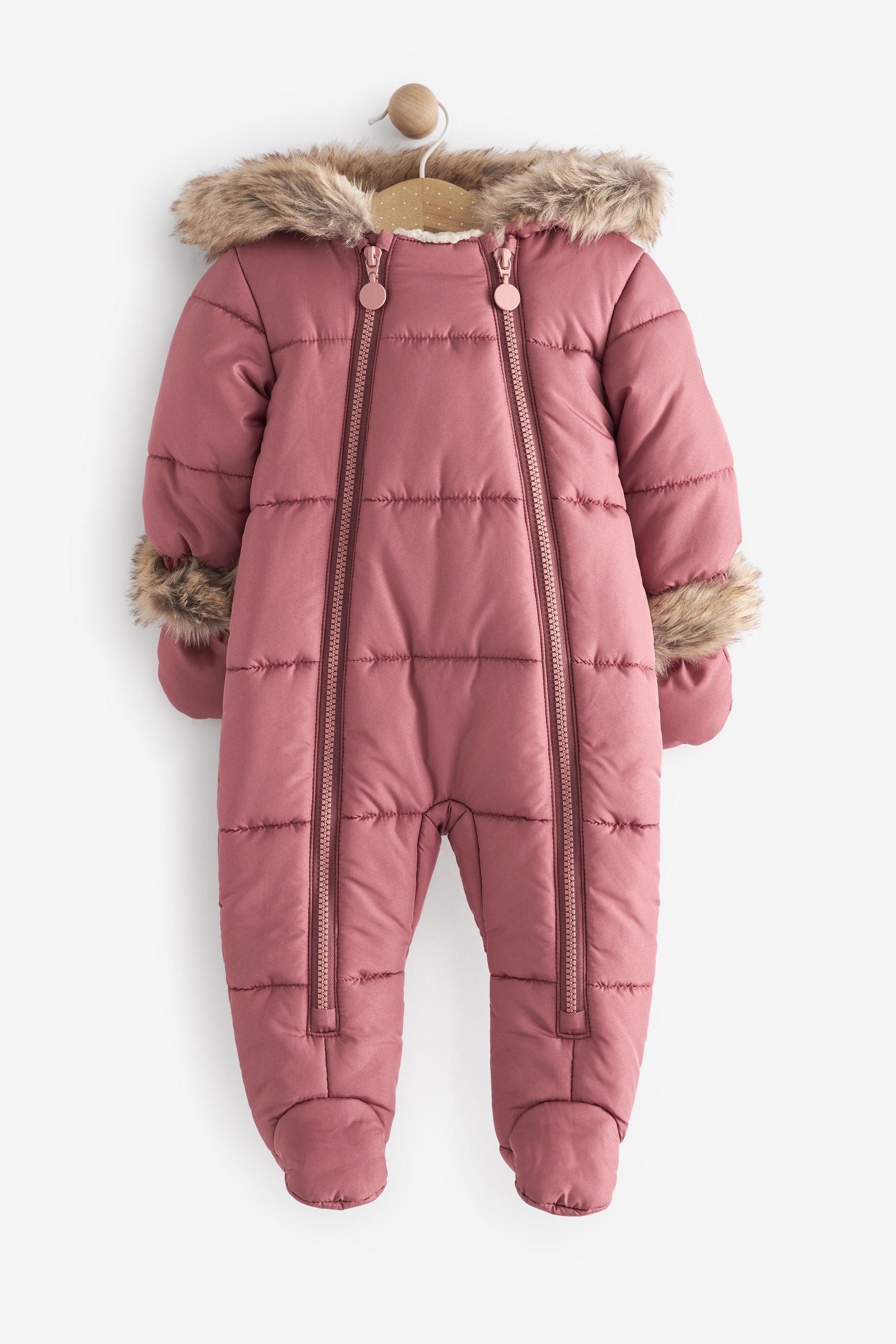 Pink FatFace Showerproof Snowsuit