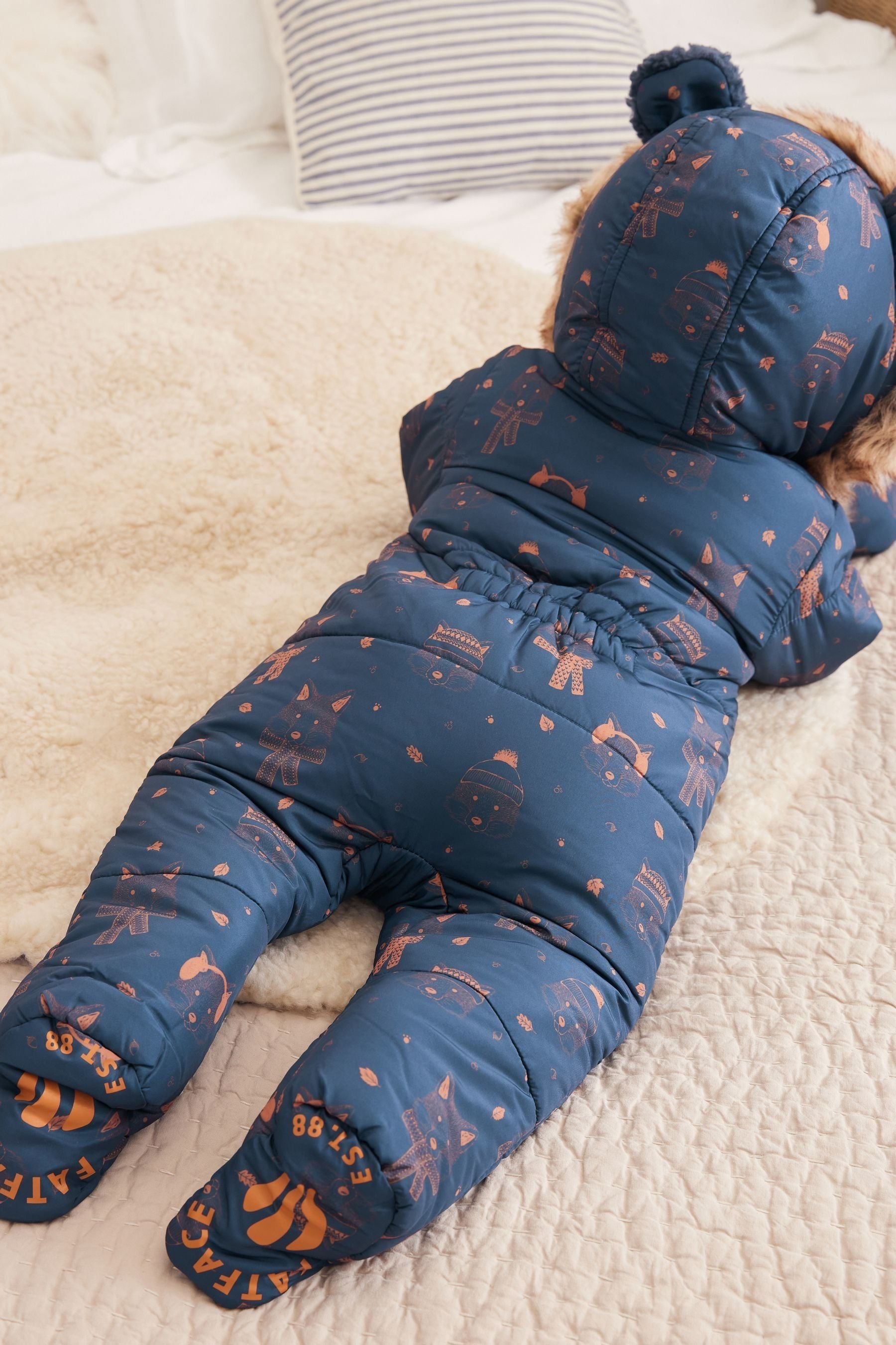 Navy FatFace Showerproof Snowsuit