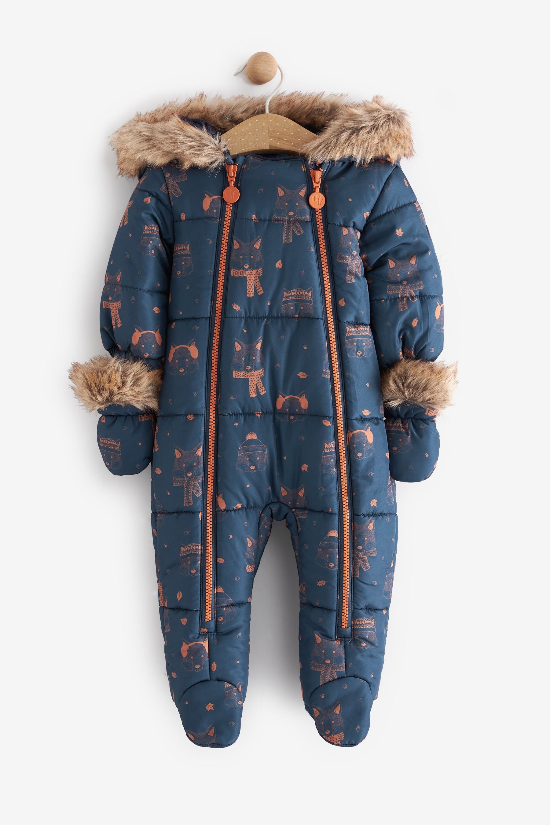 Navy FatFace Showerproof Snowsuit