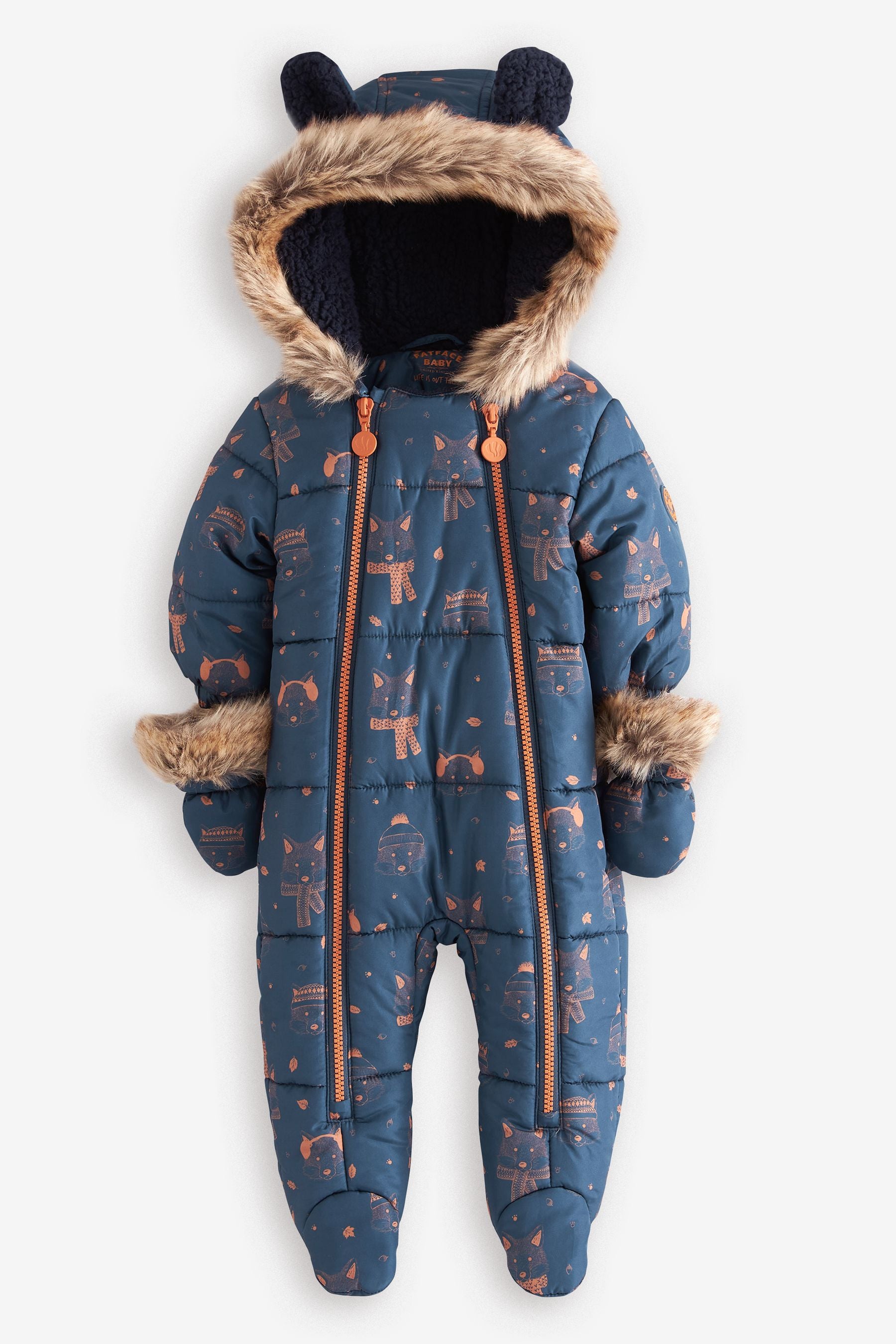 Navy FatFace Showerproof Snowsuit