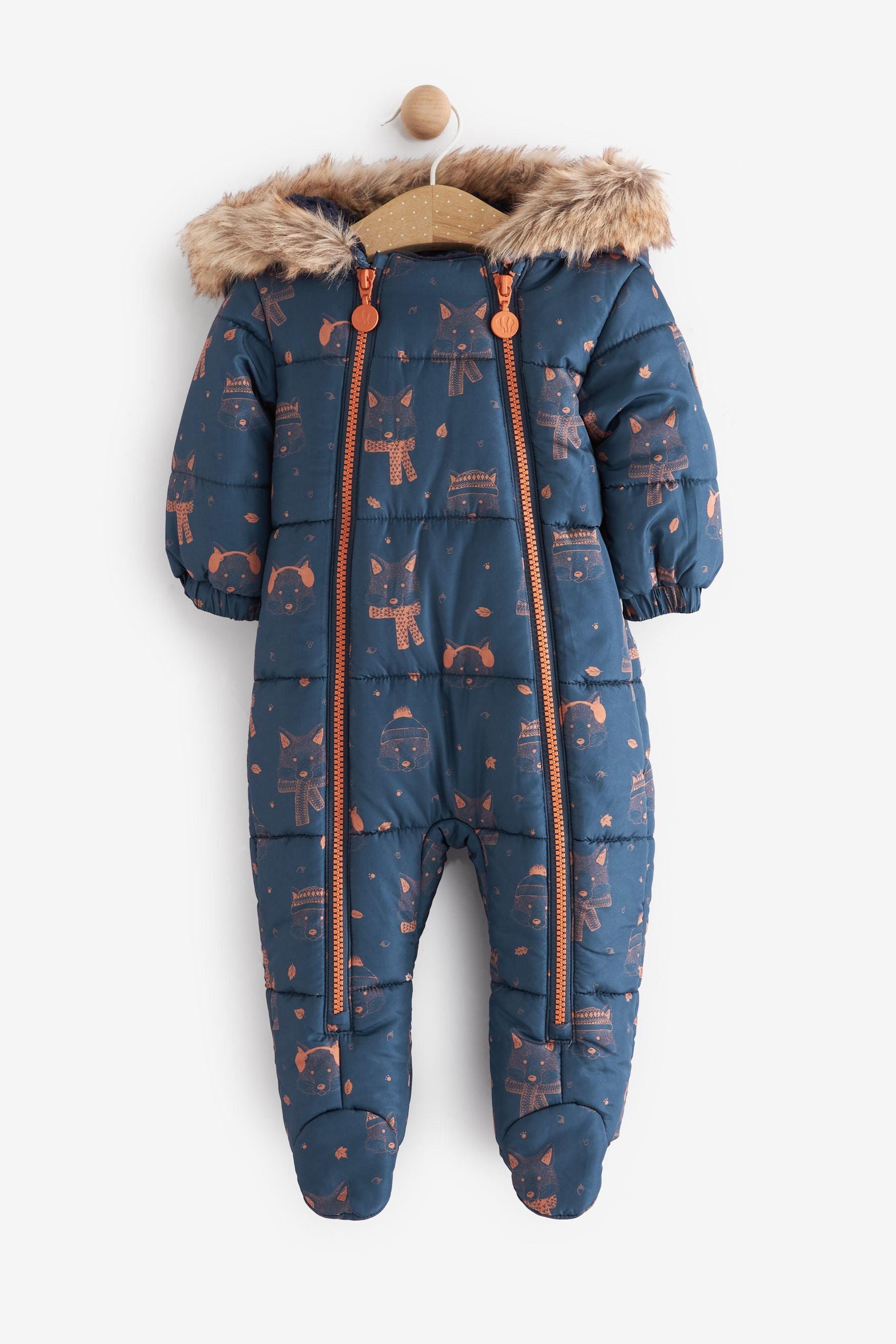 Navy FatFace Showerproof Snowsuit