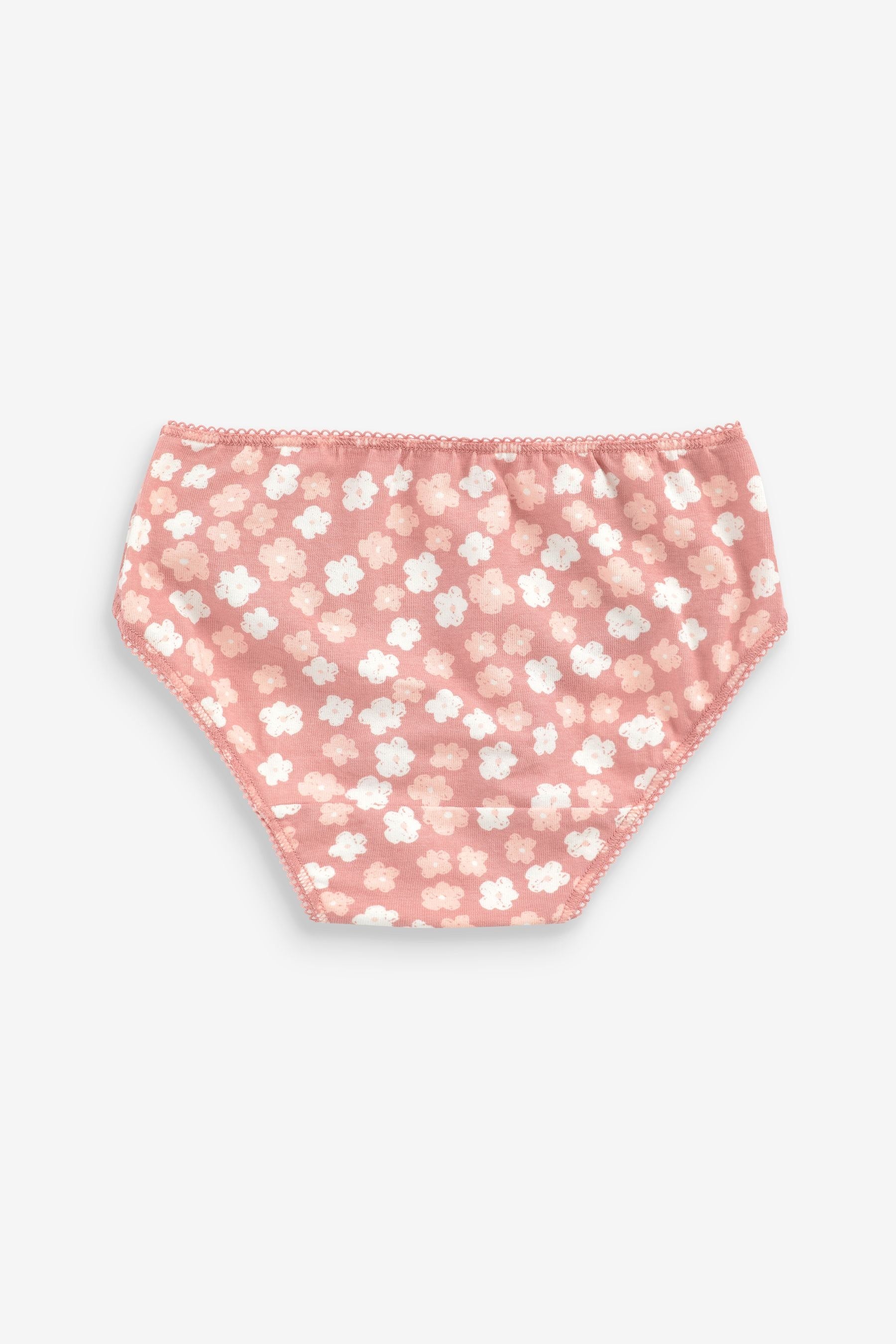 Pink Ditsy Floral 7 Pack Briefs (1.5-16yrs)