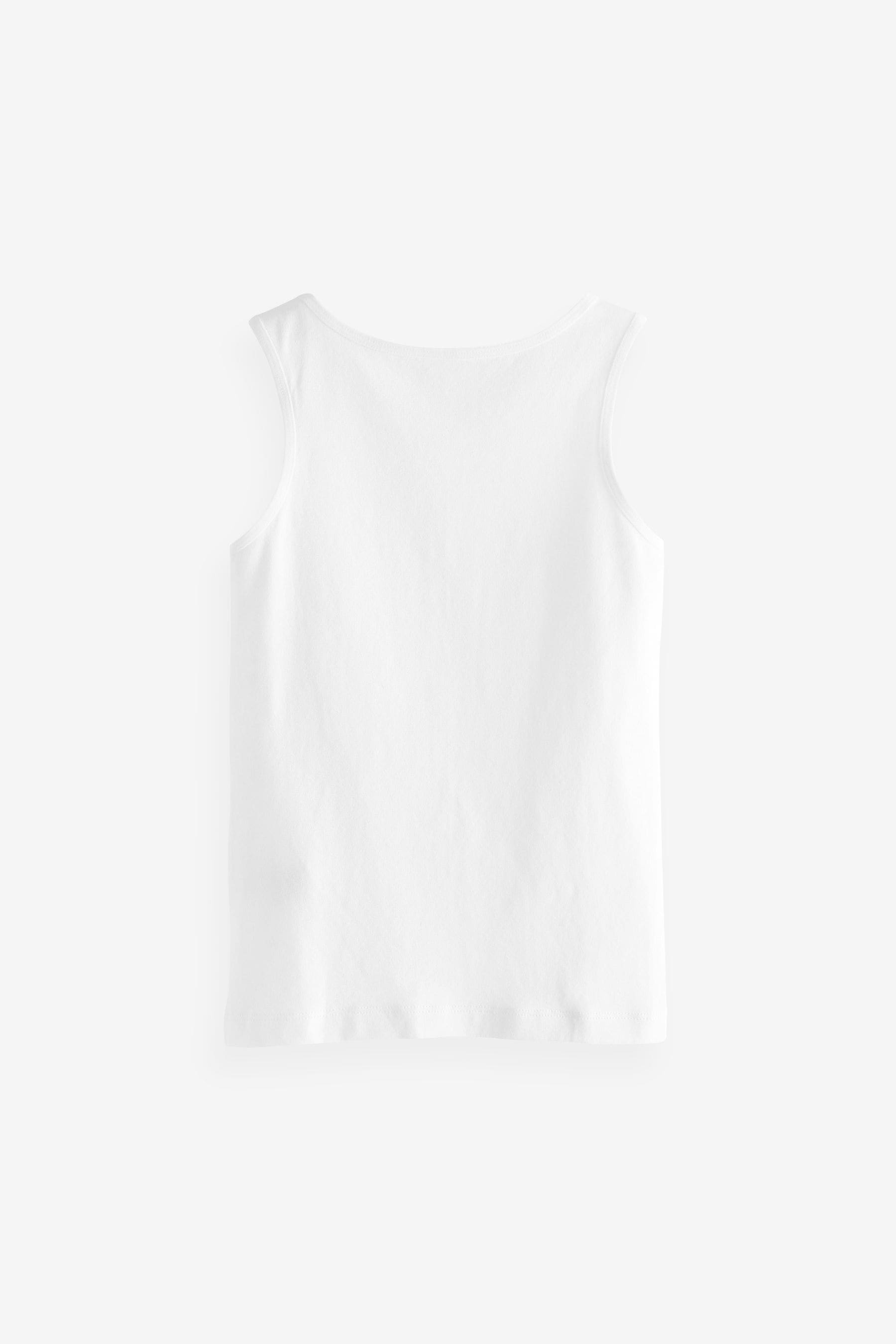 White 10 Pack Vests (1.5-16yrs)