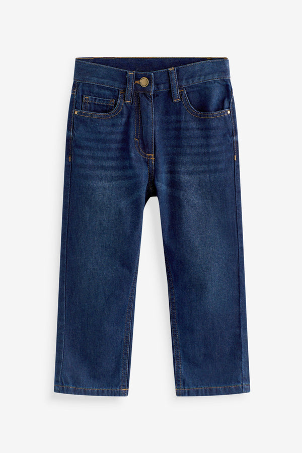 Dark Blue Straight Jeans (3-16yrs)