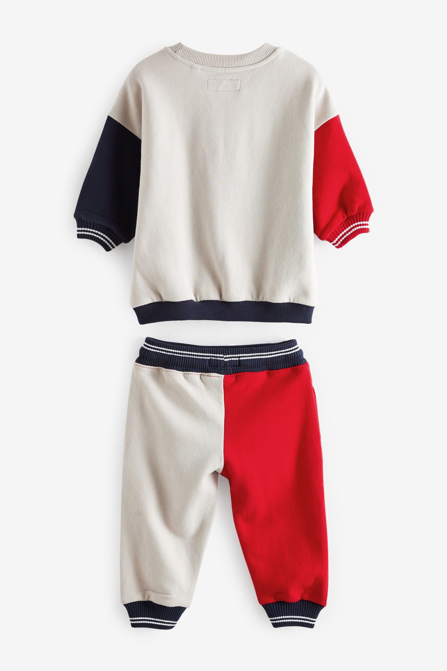 Multi Varsity Sweatshirt And Joggers Jersey Set (3mths-7yrs)