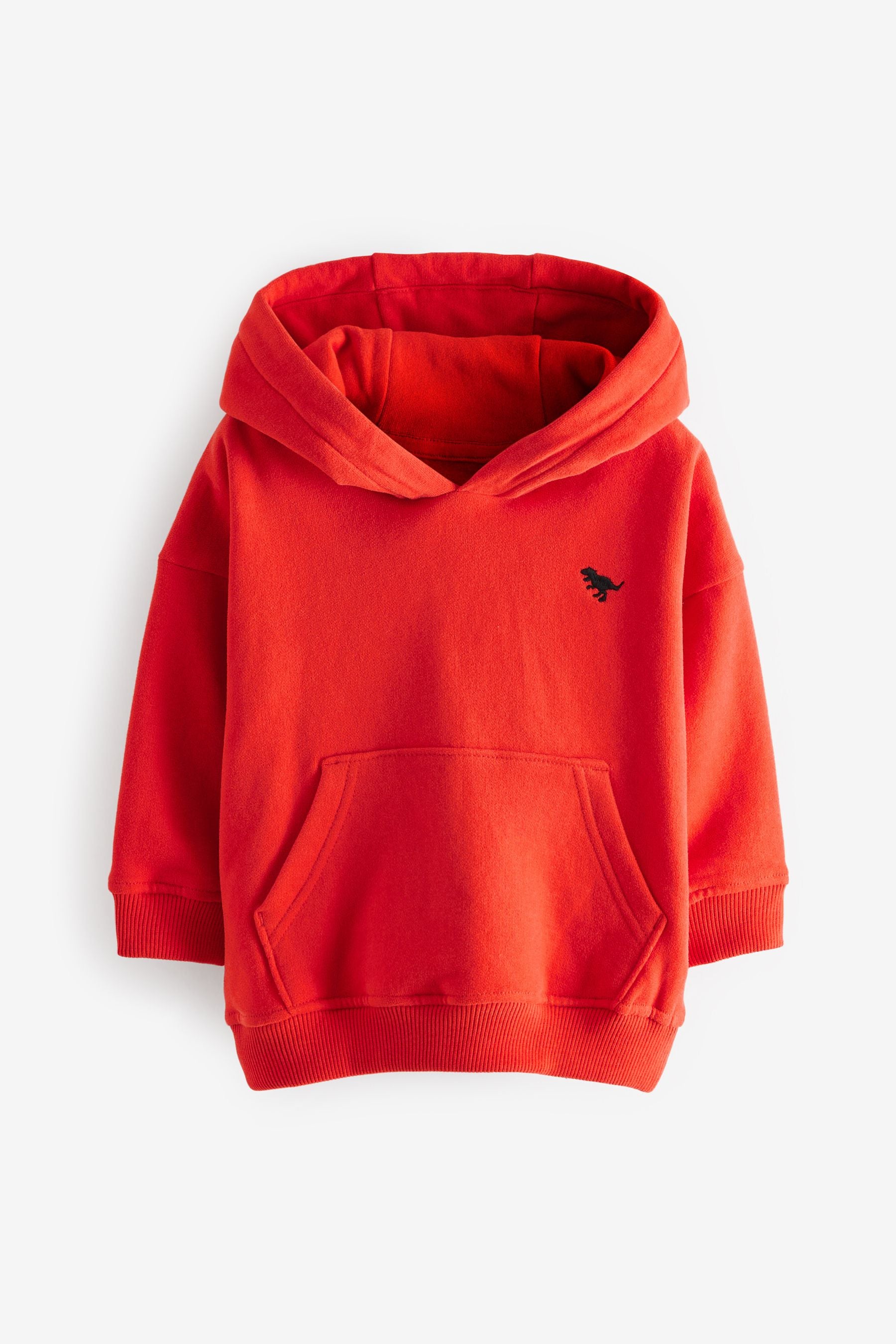 Red Soft Touch Jersey Hoodie (3mths-7yrs)