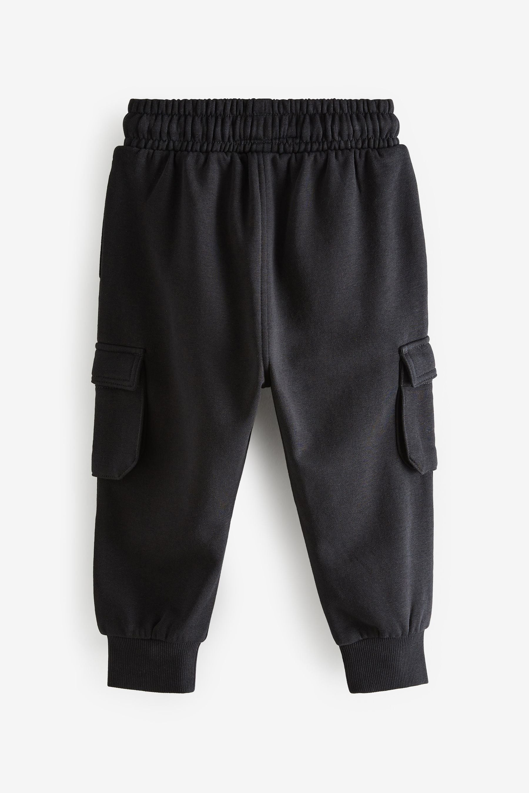 Black Jersey Utility Joggers (3mths-7yrs)