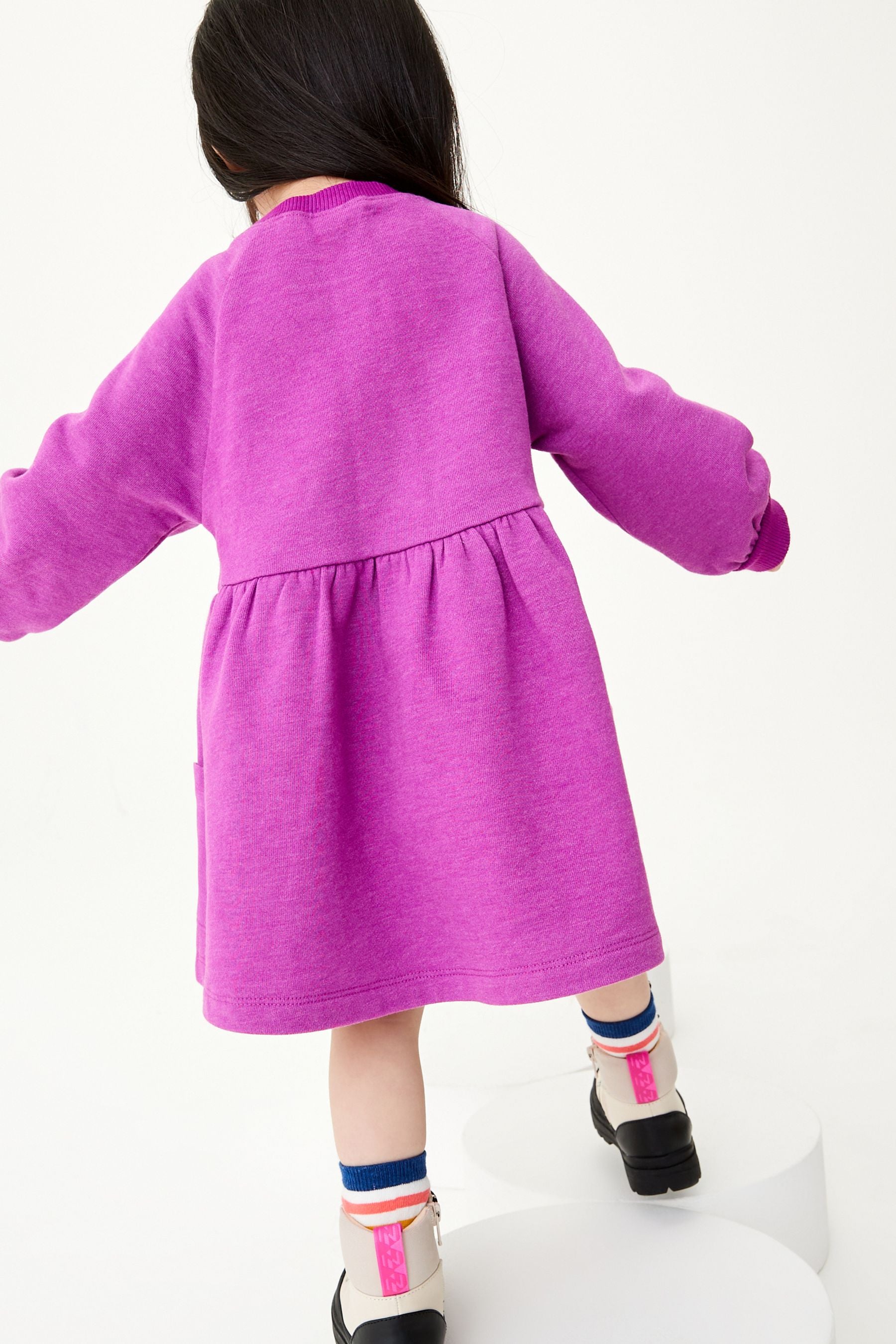 Purple Sweat Dress (3mths-7yrs)