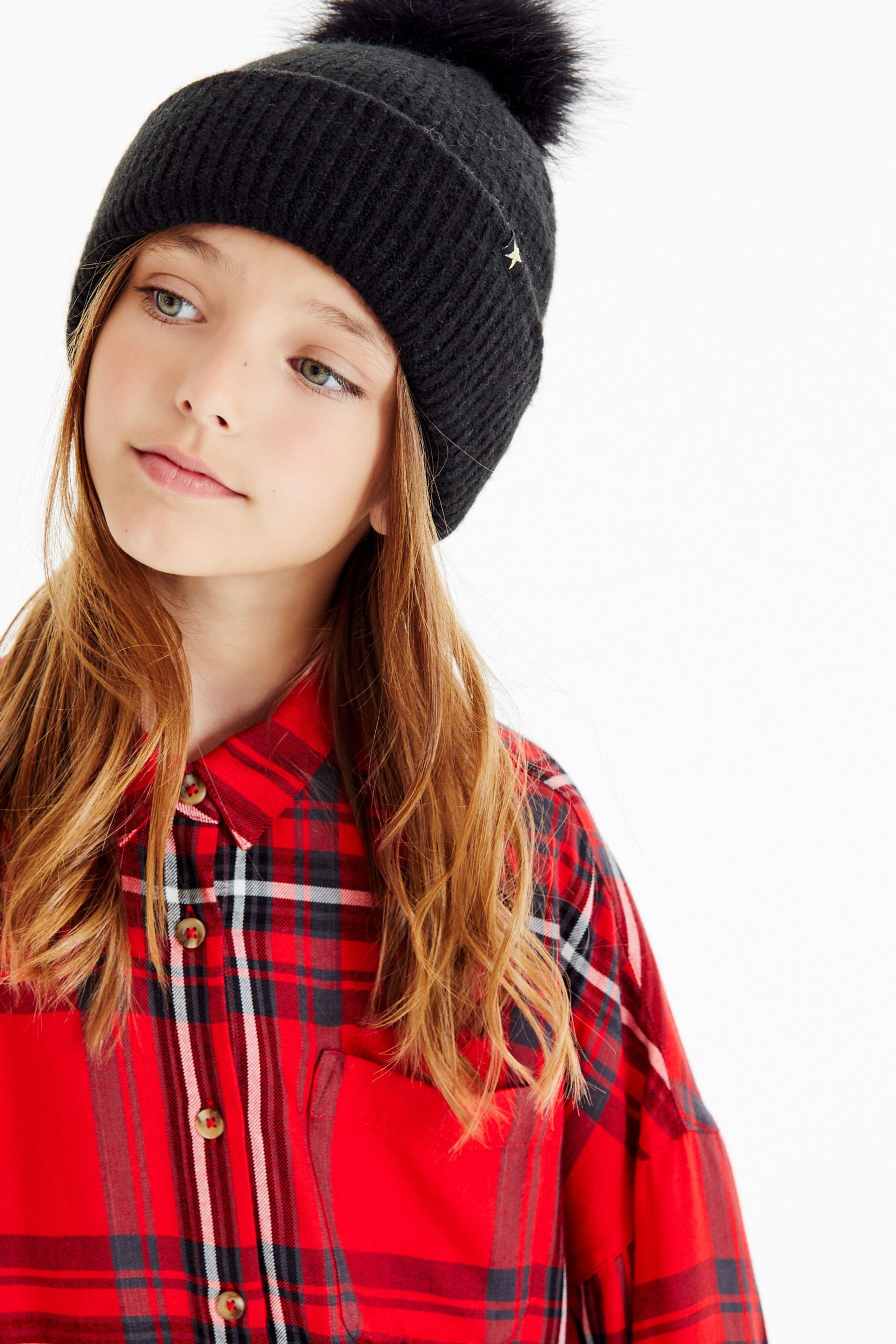 Red Check Shirt And Leggings Set (3-16yrs)