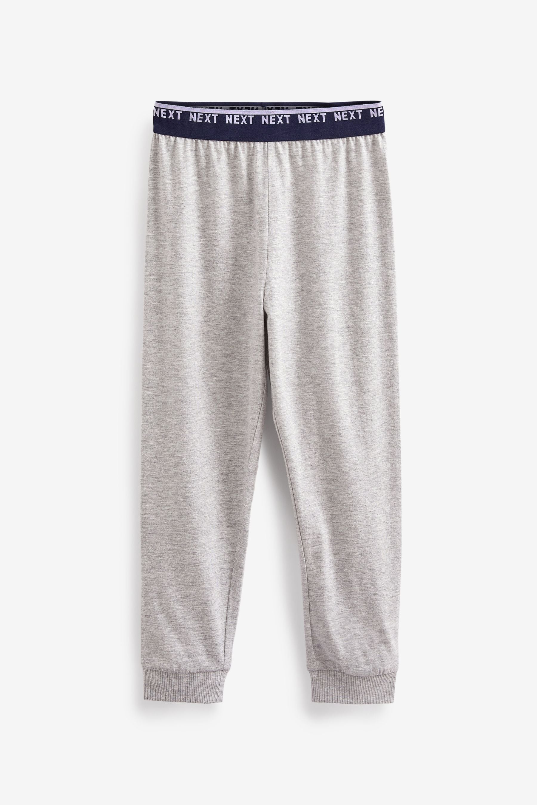 Navy Blue/Grey 2 Pack Pyjamas (3-16yrs)