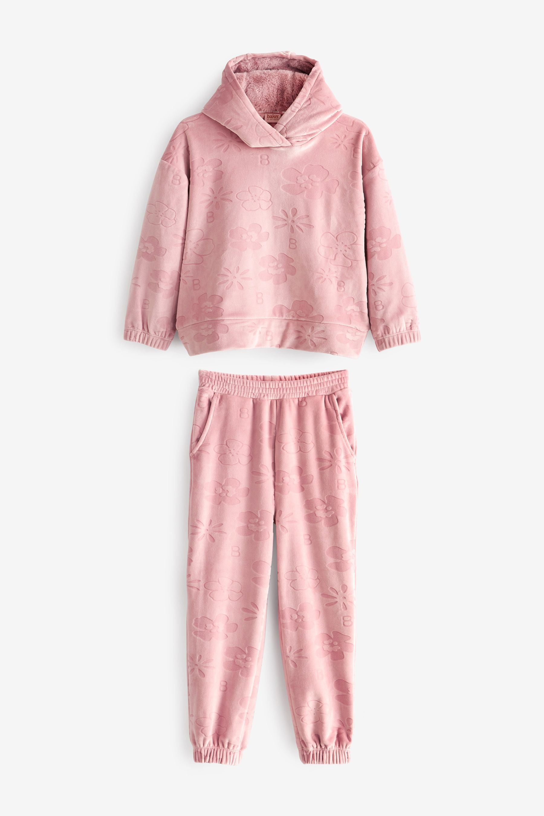 Baker by Ted Baker Pink Hoodie And Joggers Set