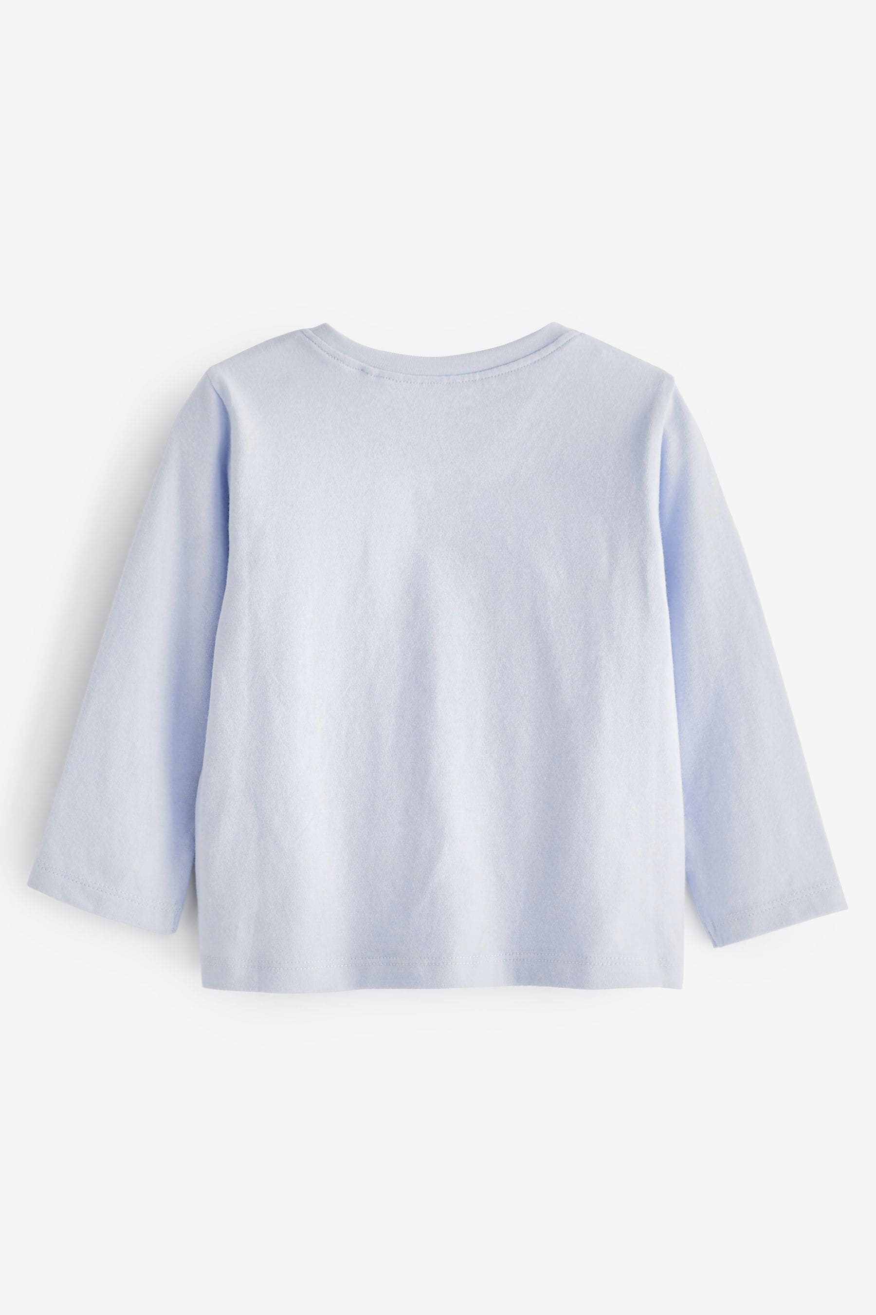 Blue Unicorn Long Sleeve Cotton T-Shirt (3mths-7yrs)