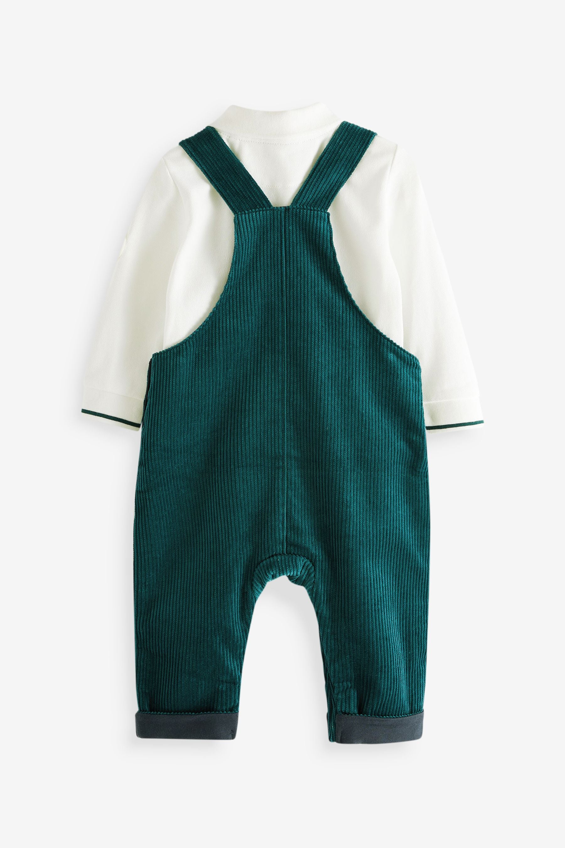 Baker by Ted Baker Green Dungaree and polo co-ord