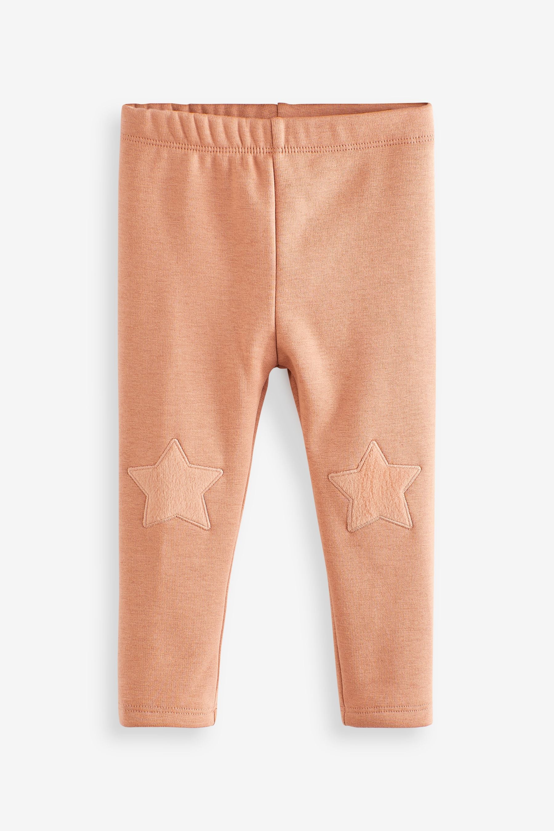 Neutral Cosy Fleece Lined Leggings (3mths-7yrs)