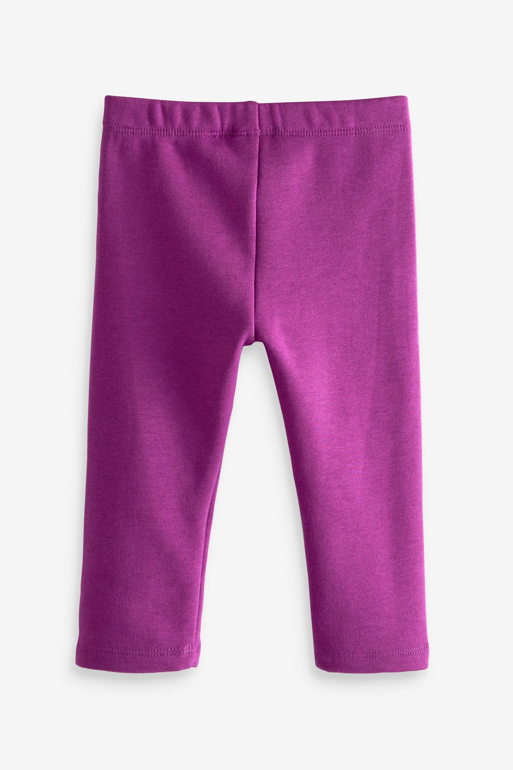 Purple Cosy Fleece Lined Leggings (3mths-7yrs)