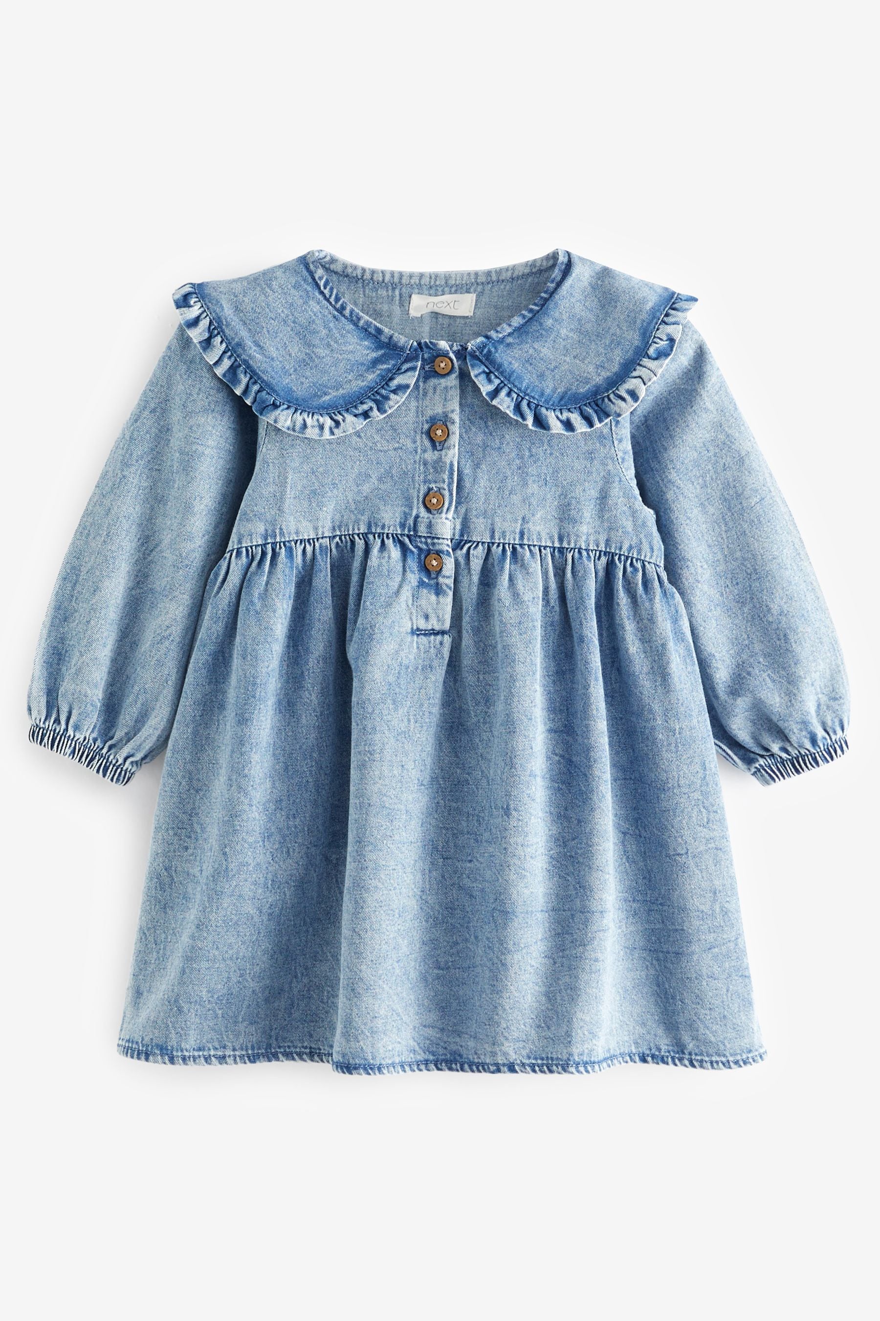 Blue Denim Collar Dress (3mths-7yrs)