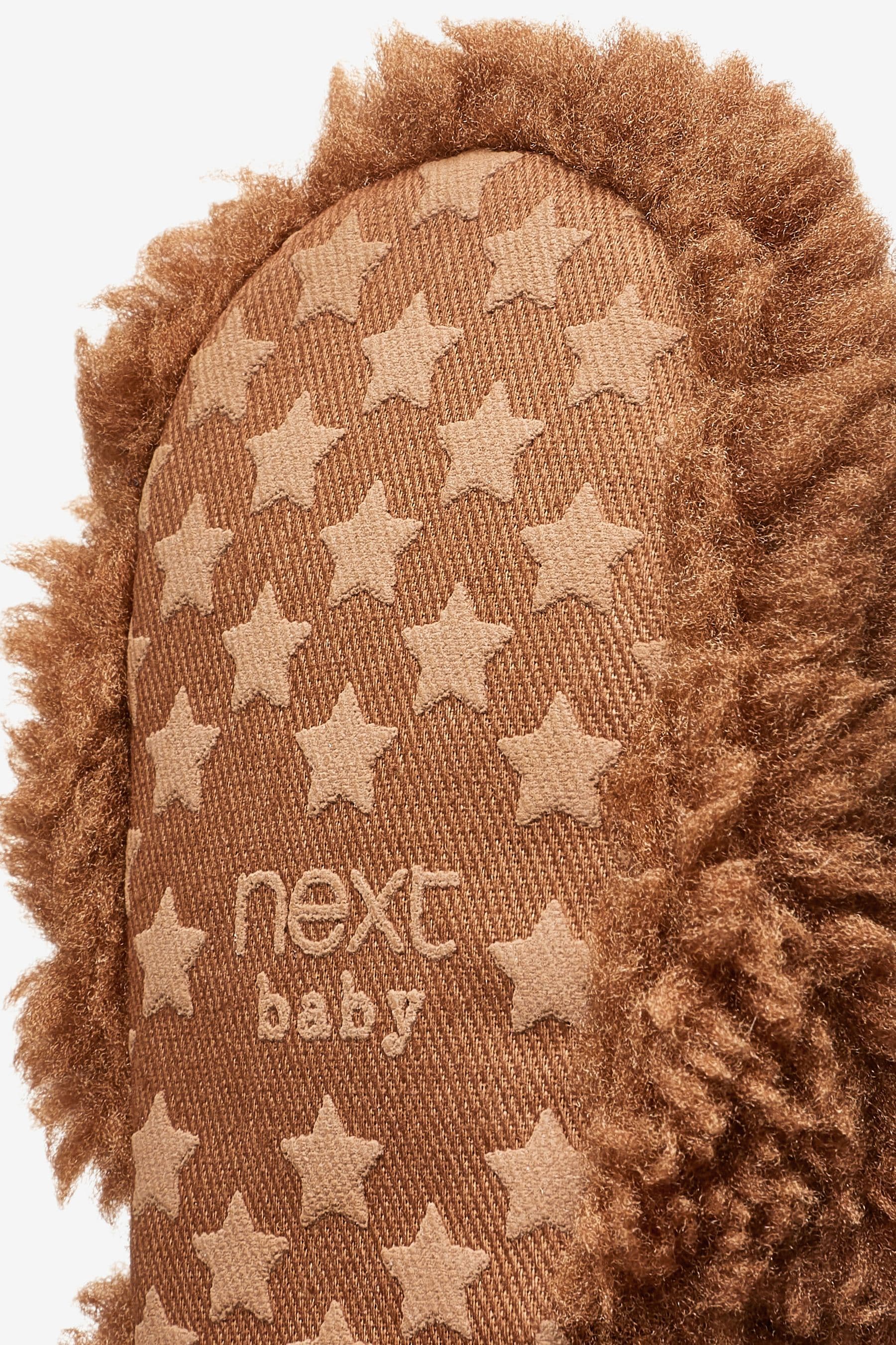 Rust Brown Borg Baby Pram Boots (0-24mths)