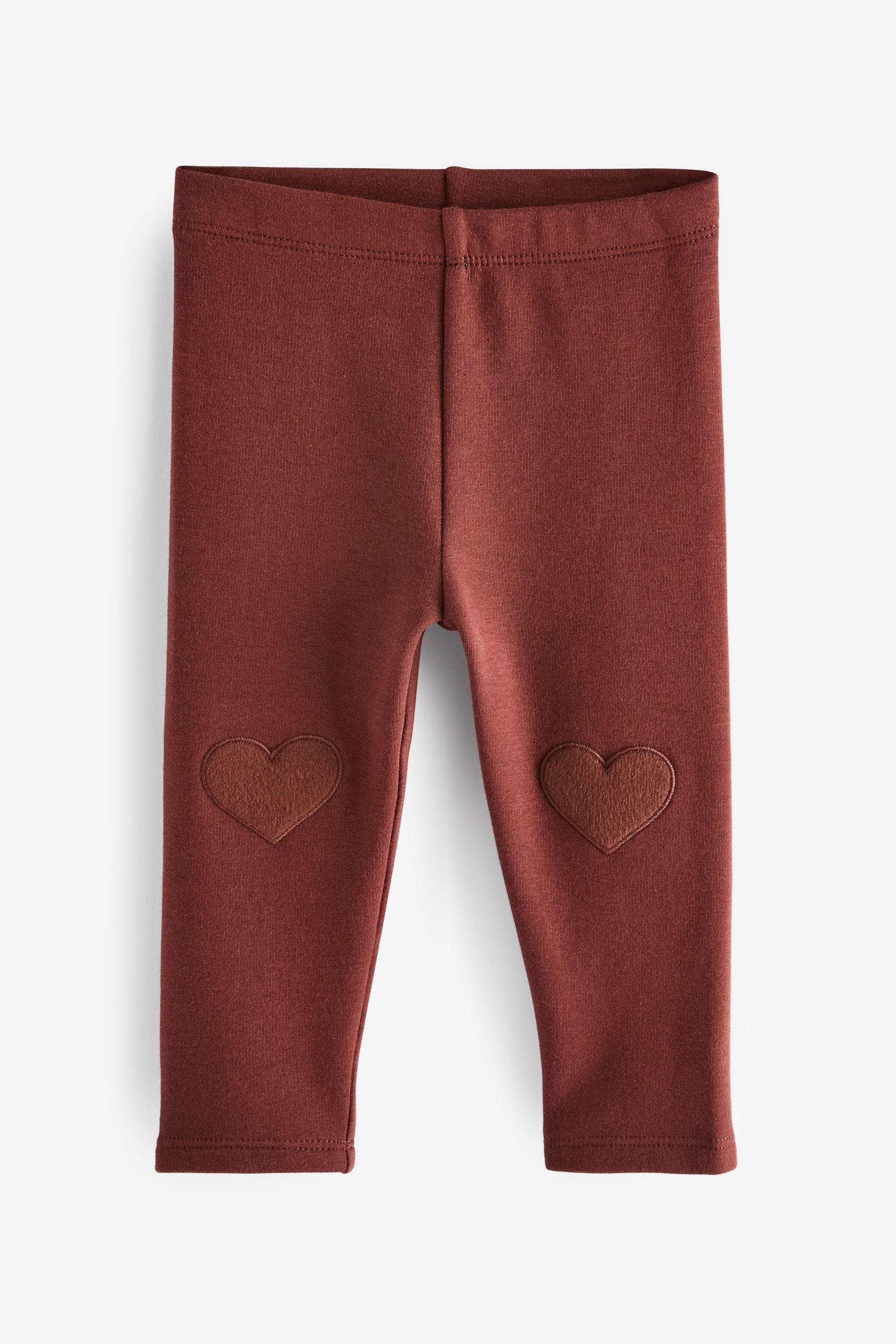 Brown Cosy Fleece Lined Leggings (3mths-7yrs)