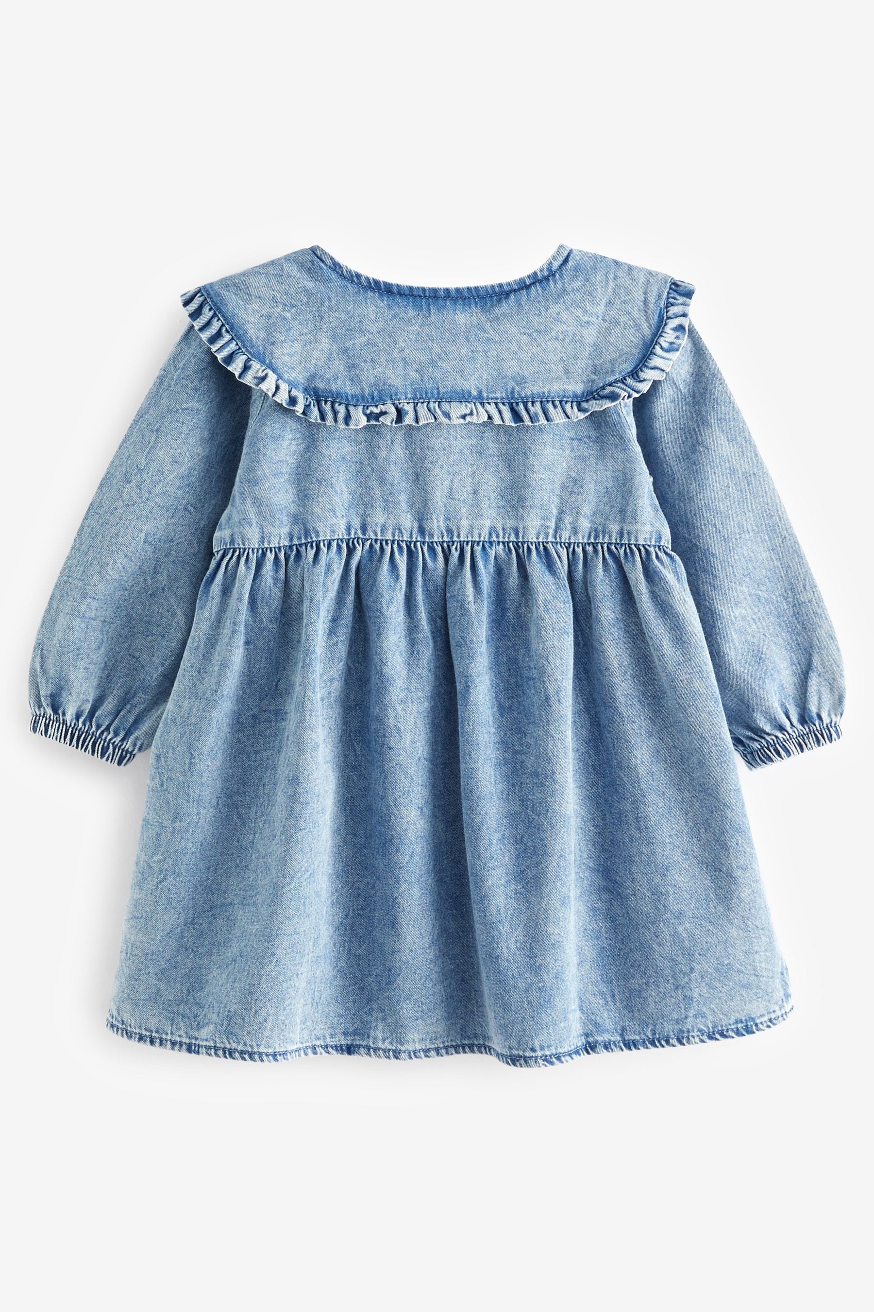 Blue Denim Collar Dress (3mths-7yrs)