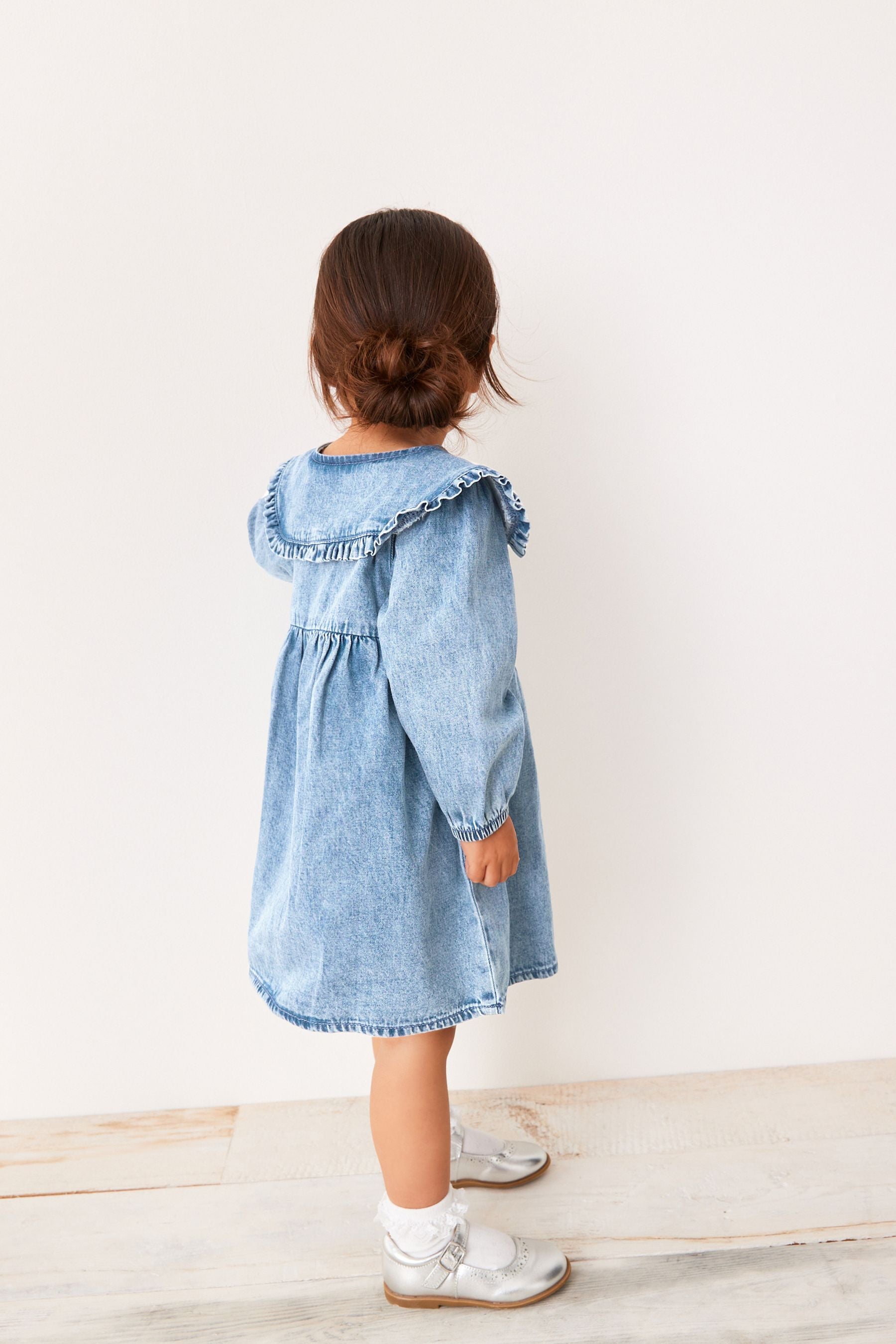 Blue Denim Collar Dress (3mths-7yrs)