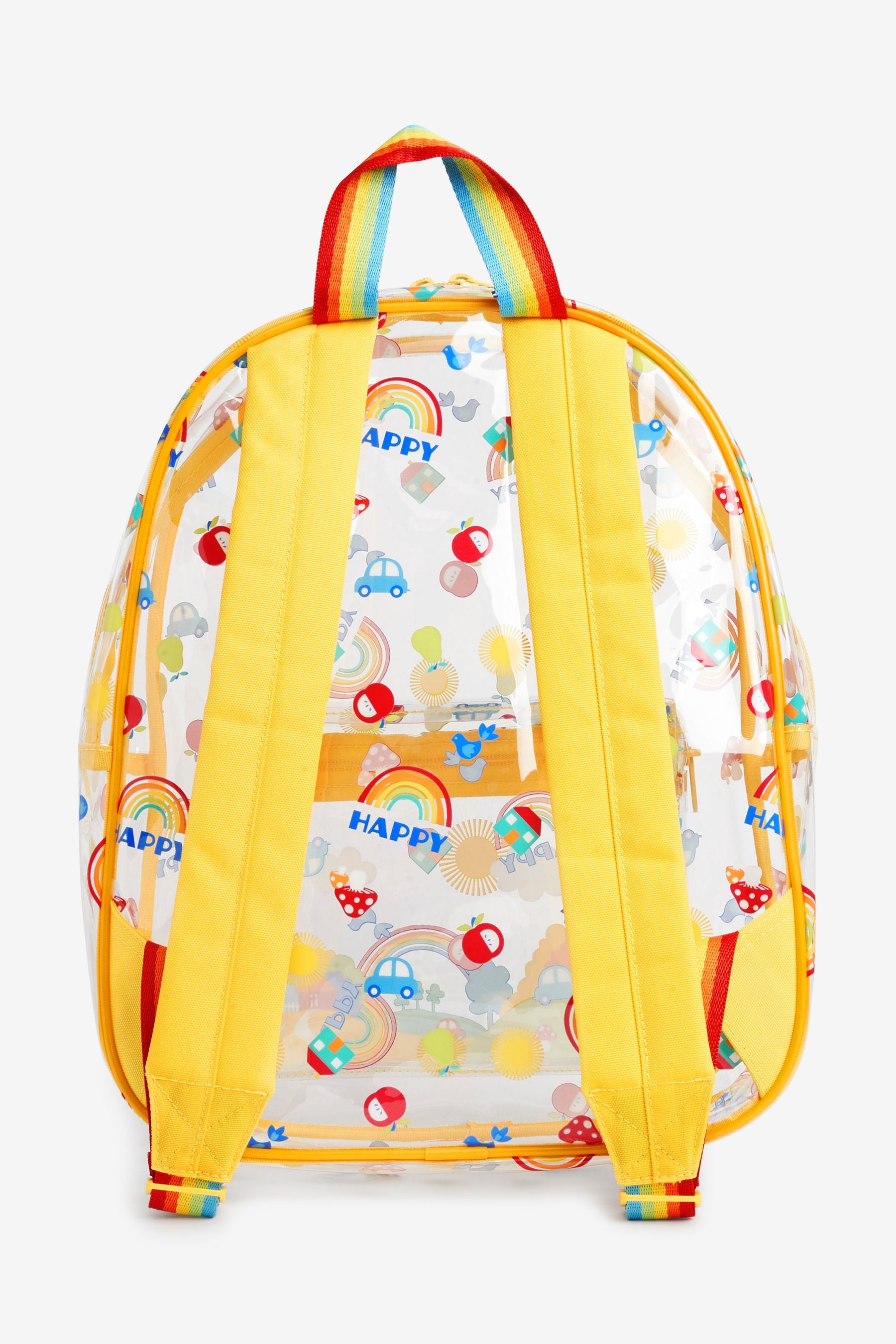 Clear Little Bird by Jools Oliver Rainbow Backpack