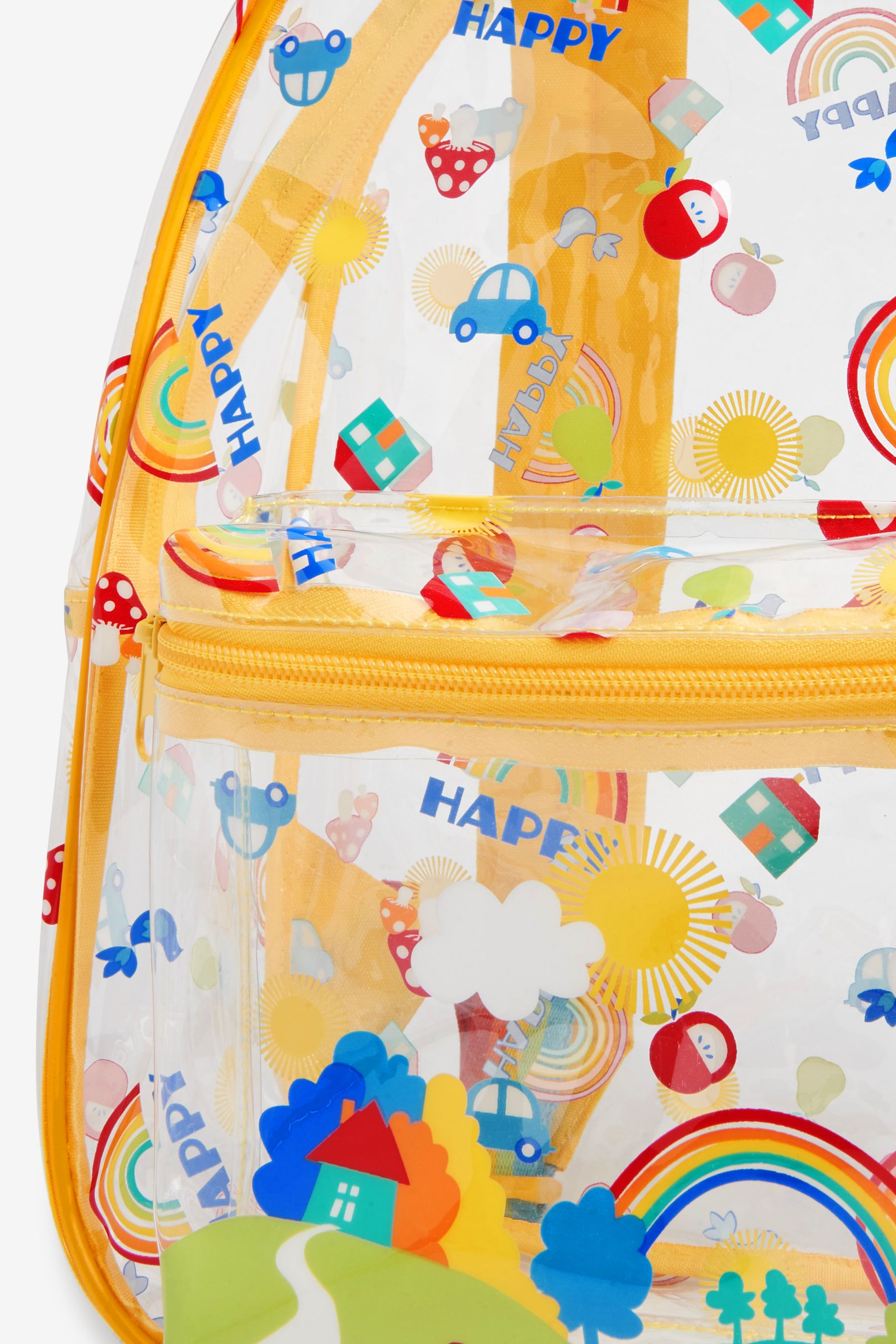 Clear Little Bird by Jools Oliver Rainbow Backpack