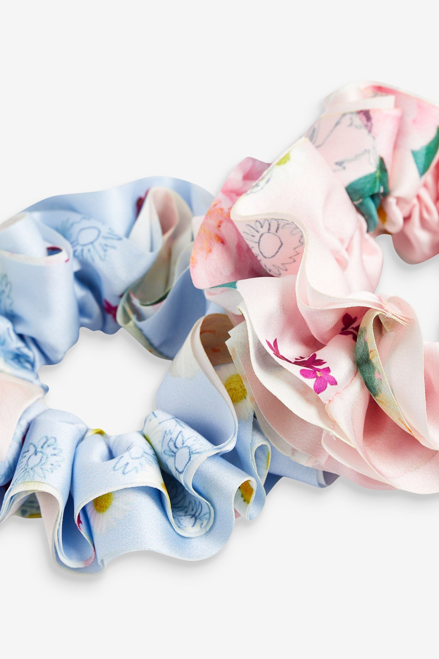 Pink/Blue Baker by Ted Baker Pink And Blue Scrunchie Set