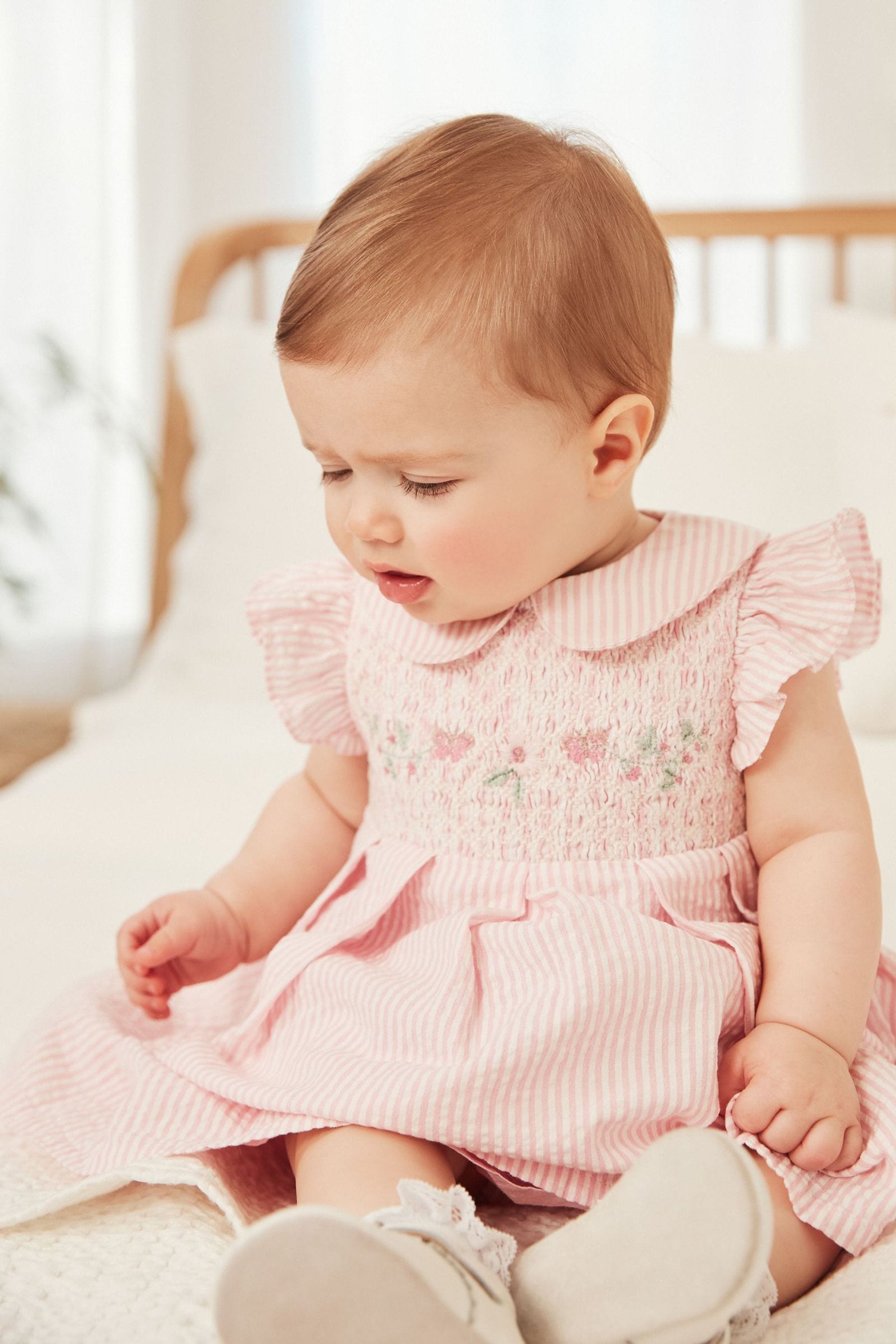 Pale Pink Baby Prom Dress (0mths-2yrs)