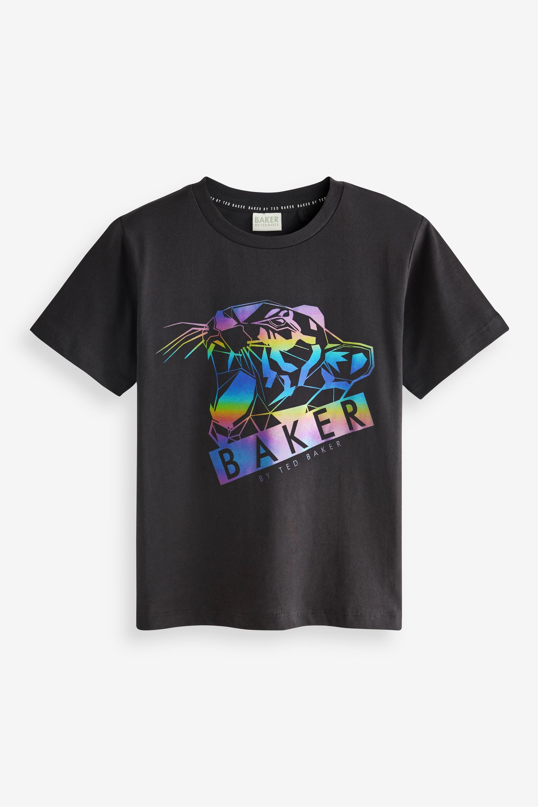 Black Baker by Ted Baker Reflective Black T-Shirt