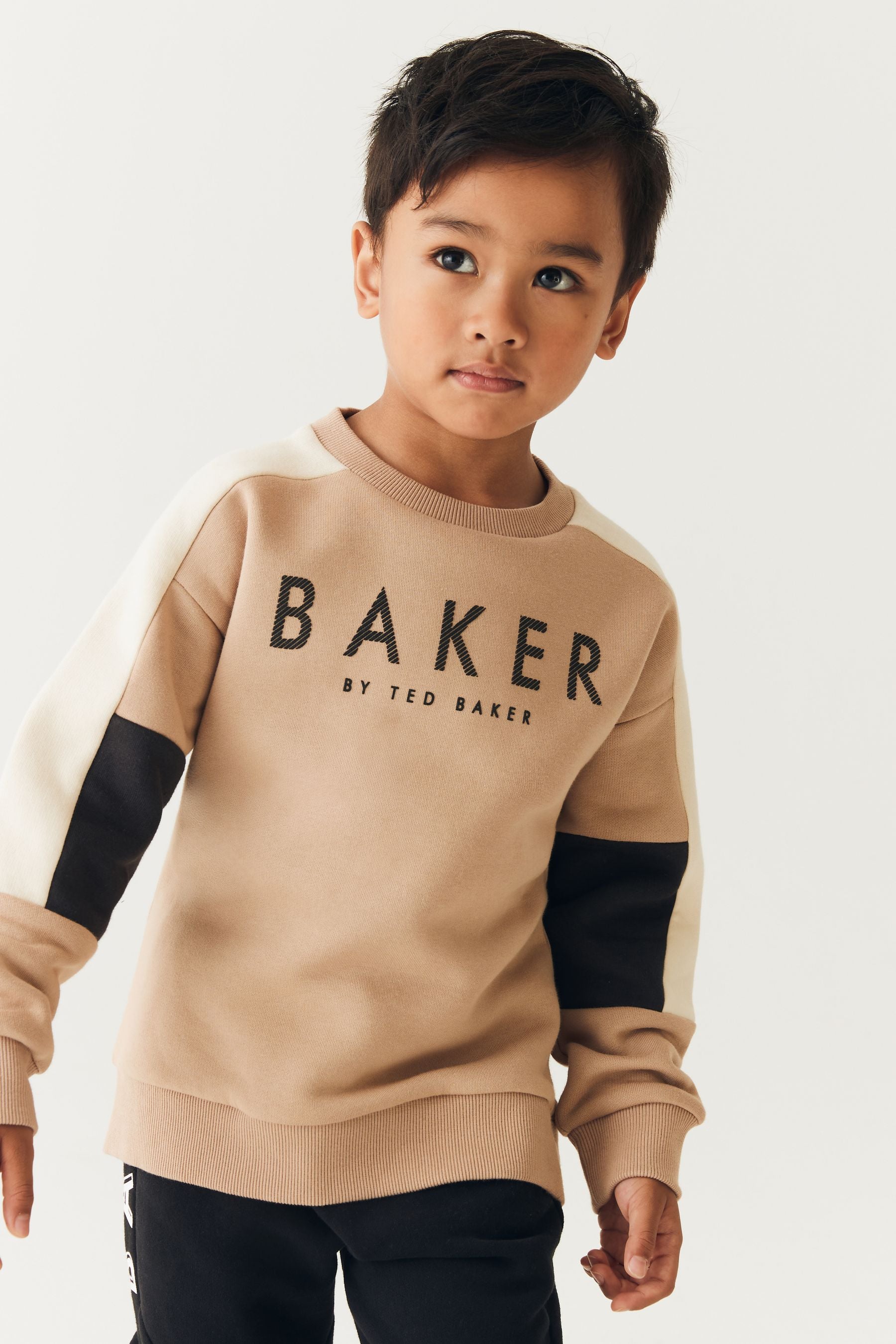 Stone Baker by Ted Baker Stone Colourblock Sweatshirt