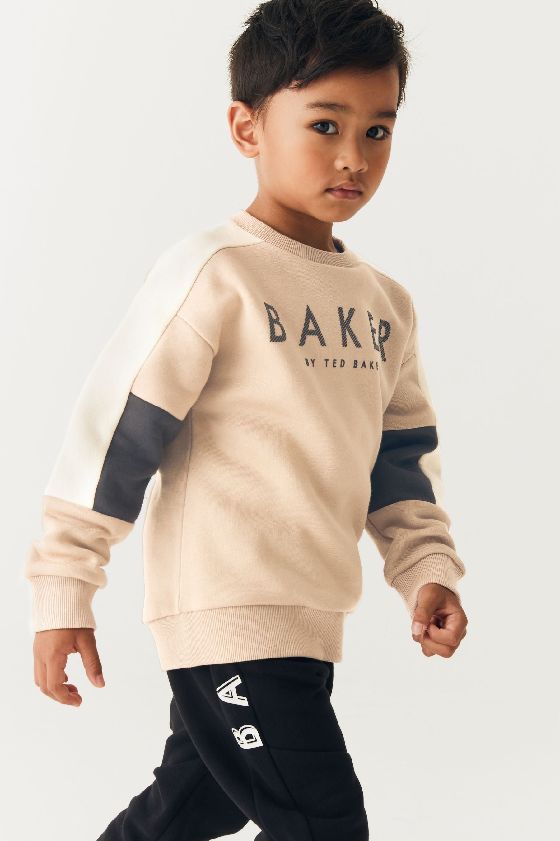 Stone Baker by Ted Baker Stone Colourblock Sweatshirt