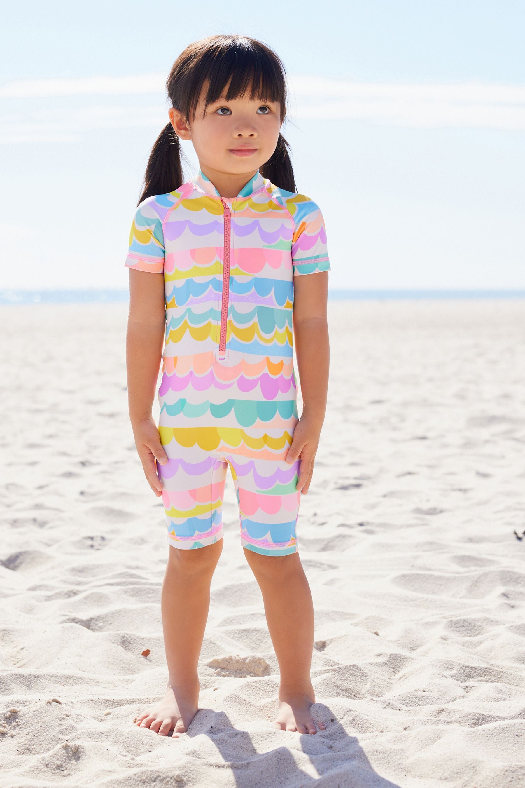 Multi Long leg Sunsafe Swimsuit (3mths-8yrs)