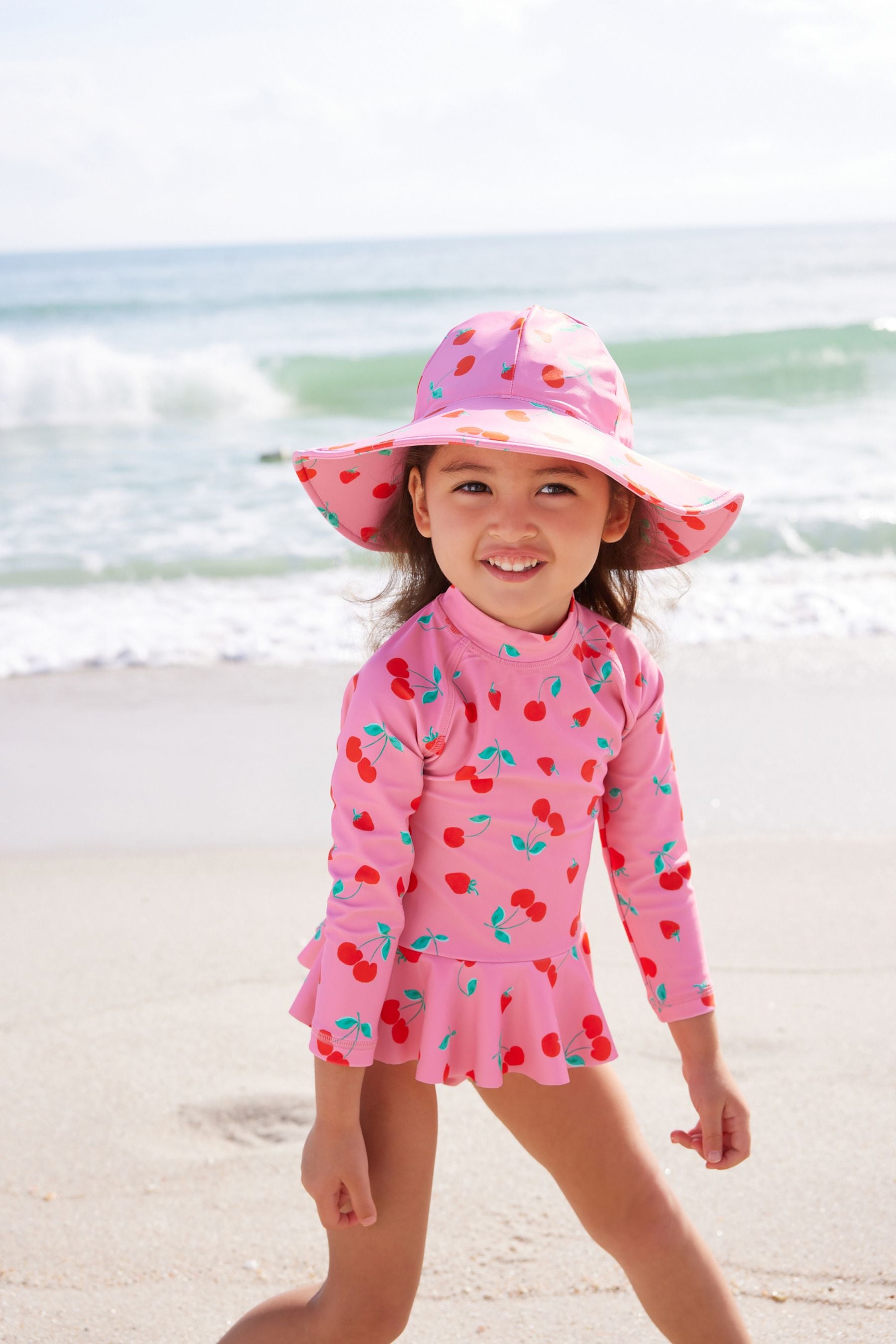 Pink Cherry Sunsafe Swim 2 Piece Set (3mths-7yrs)