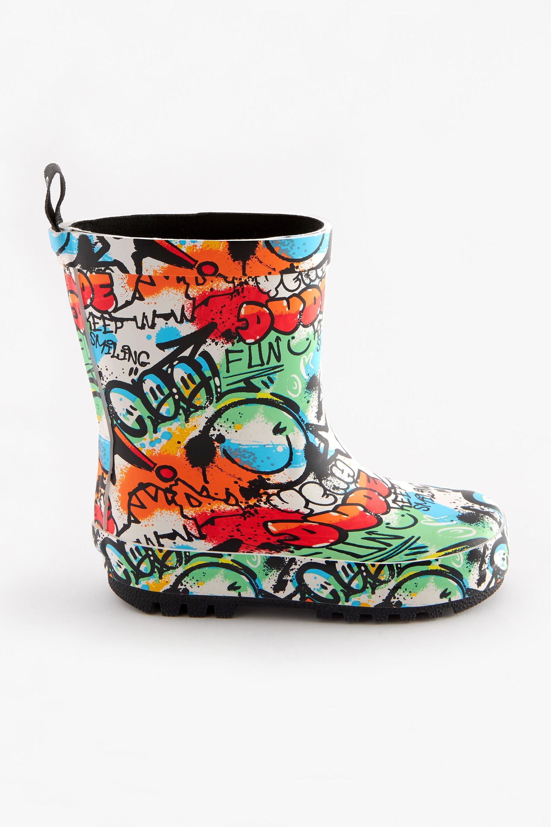 Bright Graffiti Rubber Wellies