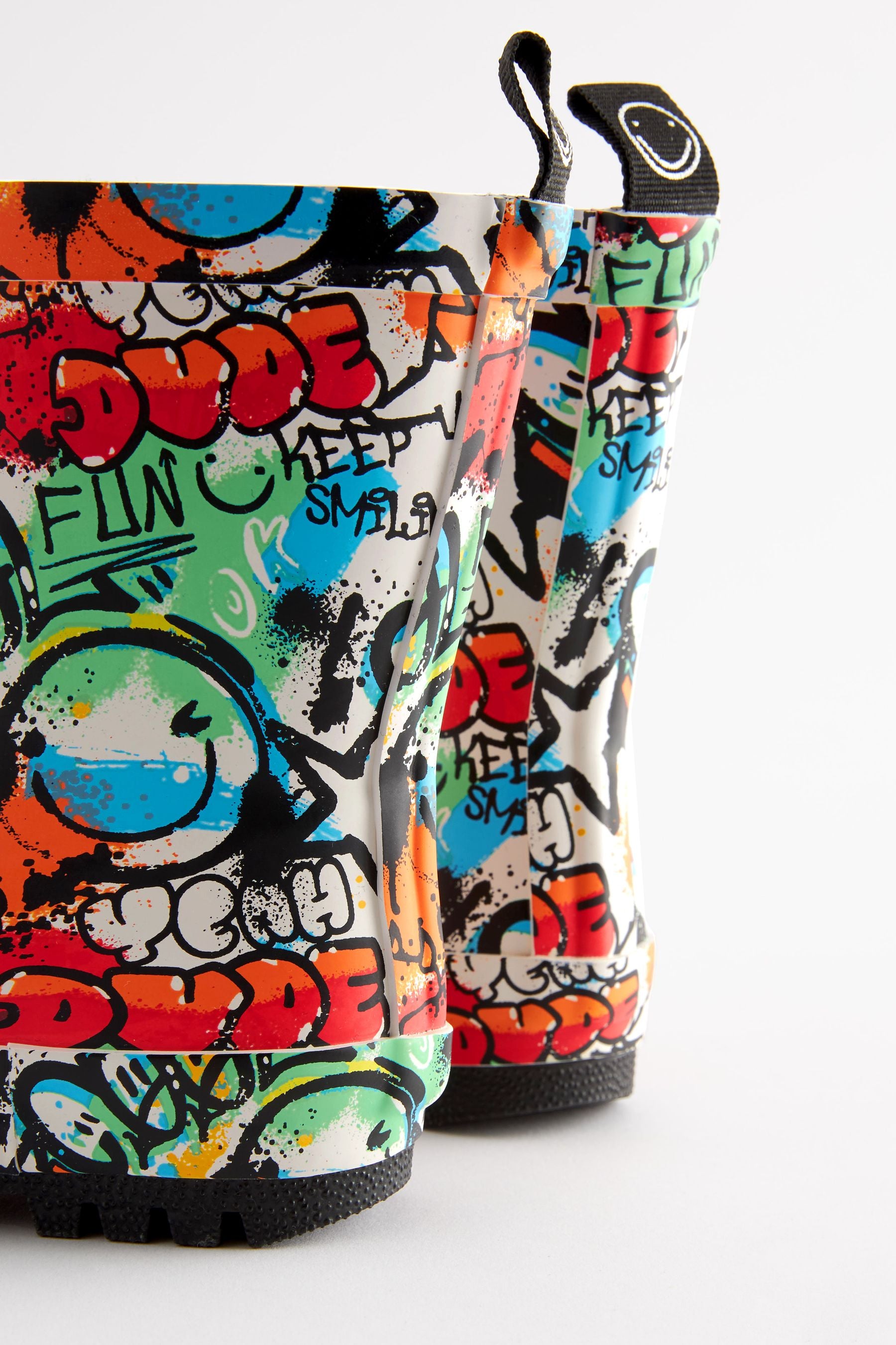 Bright Graffiti Rubber Wellies